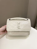 Saint Laurent Niki Baby Creme Aged Calfskin