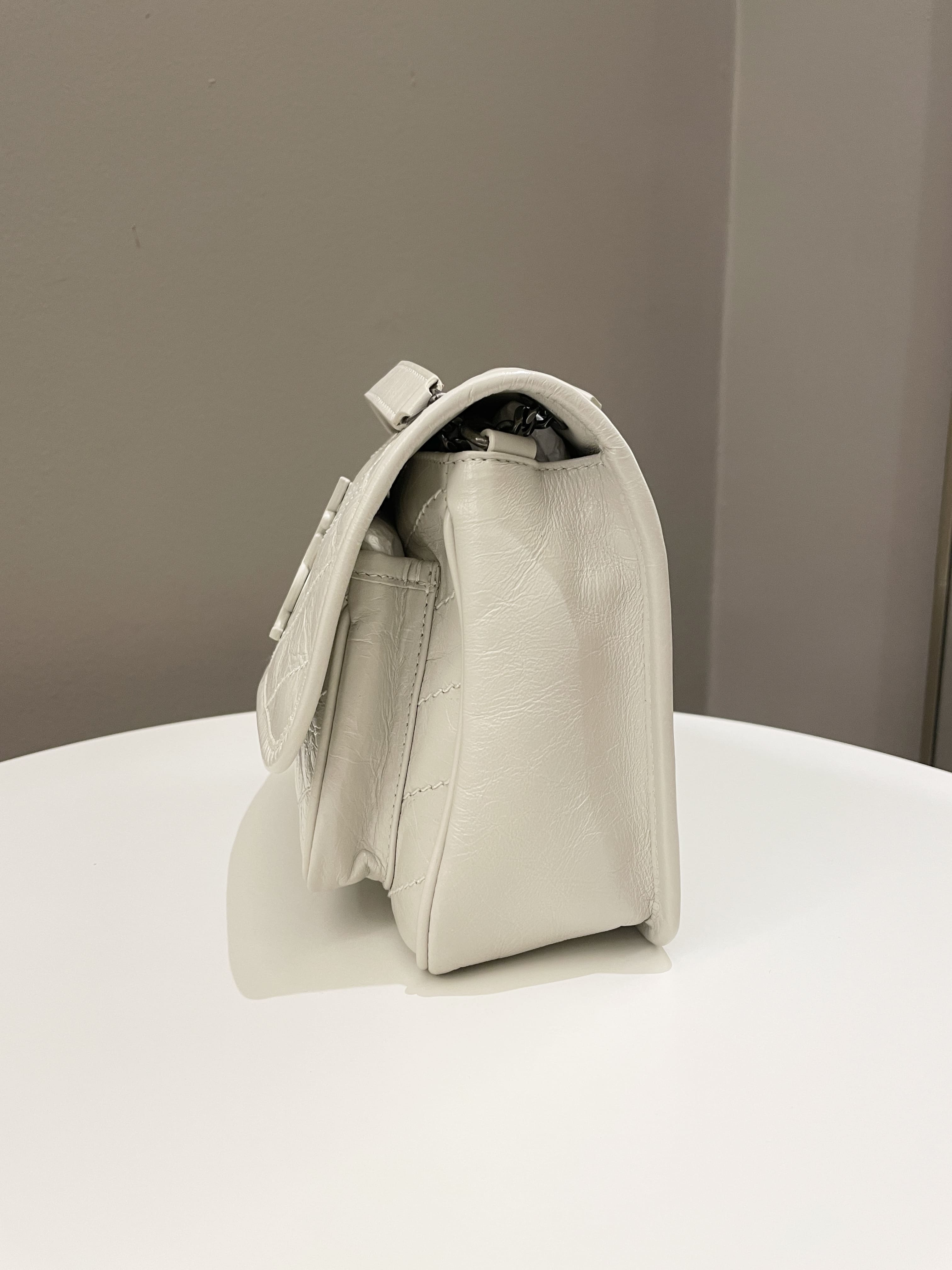 Saint Laurent Niki Baby Creme Aged Calfskin