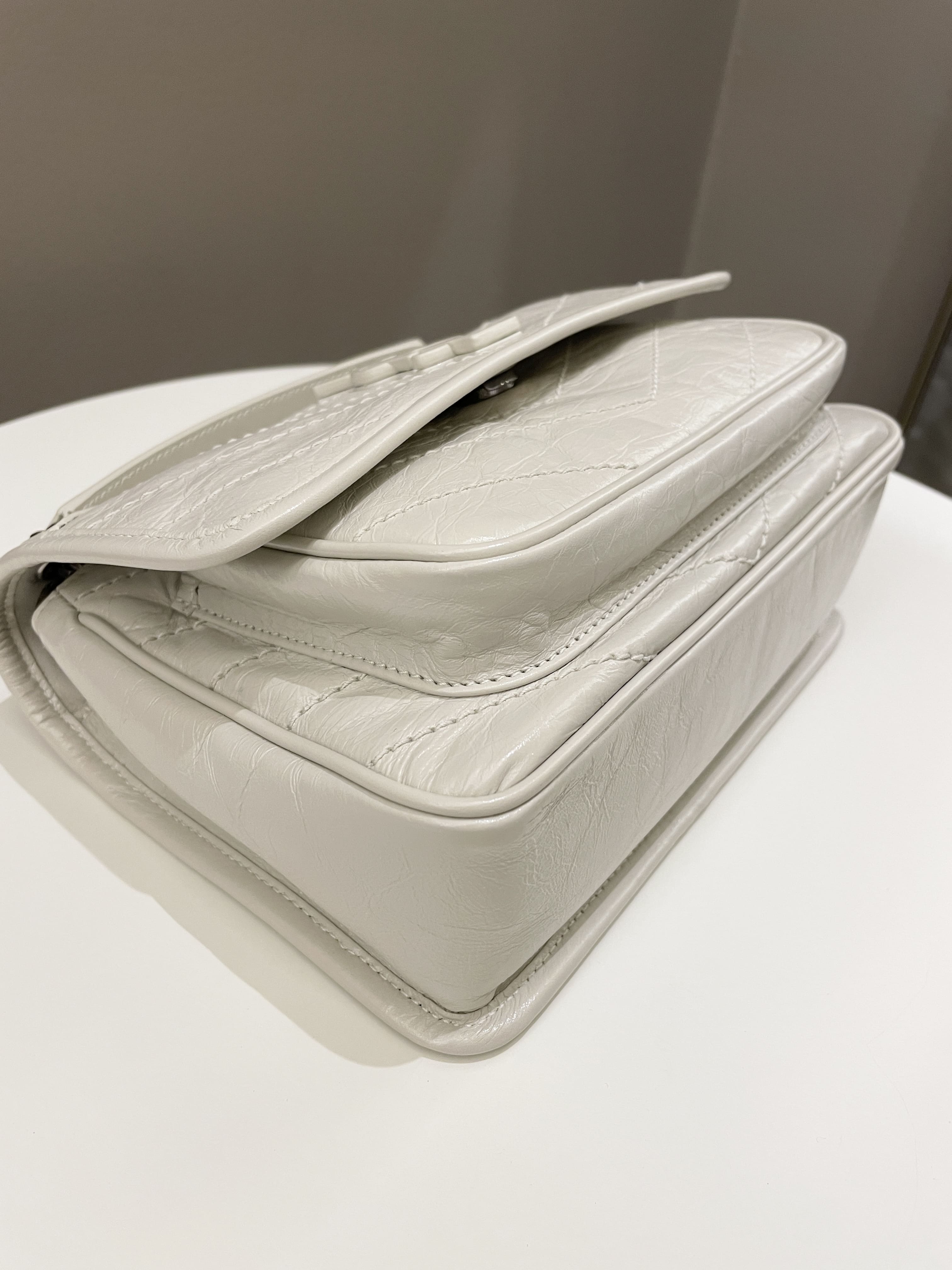Saint Laurent Niki Baby Creme Aged Calfskin