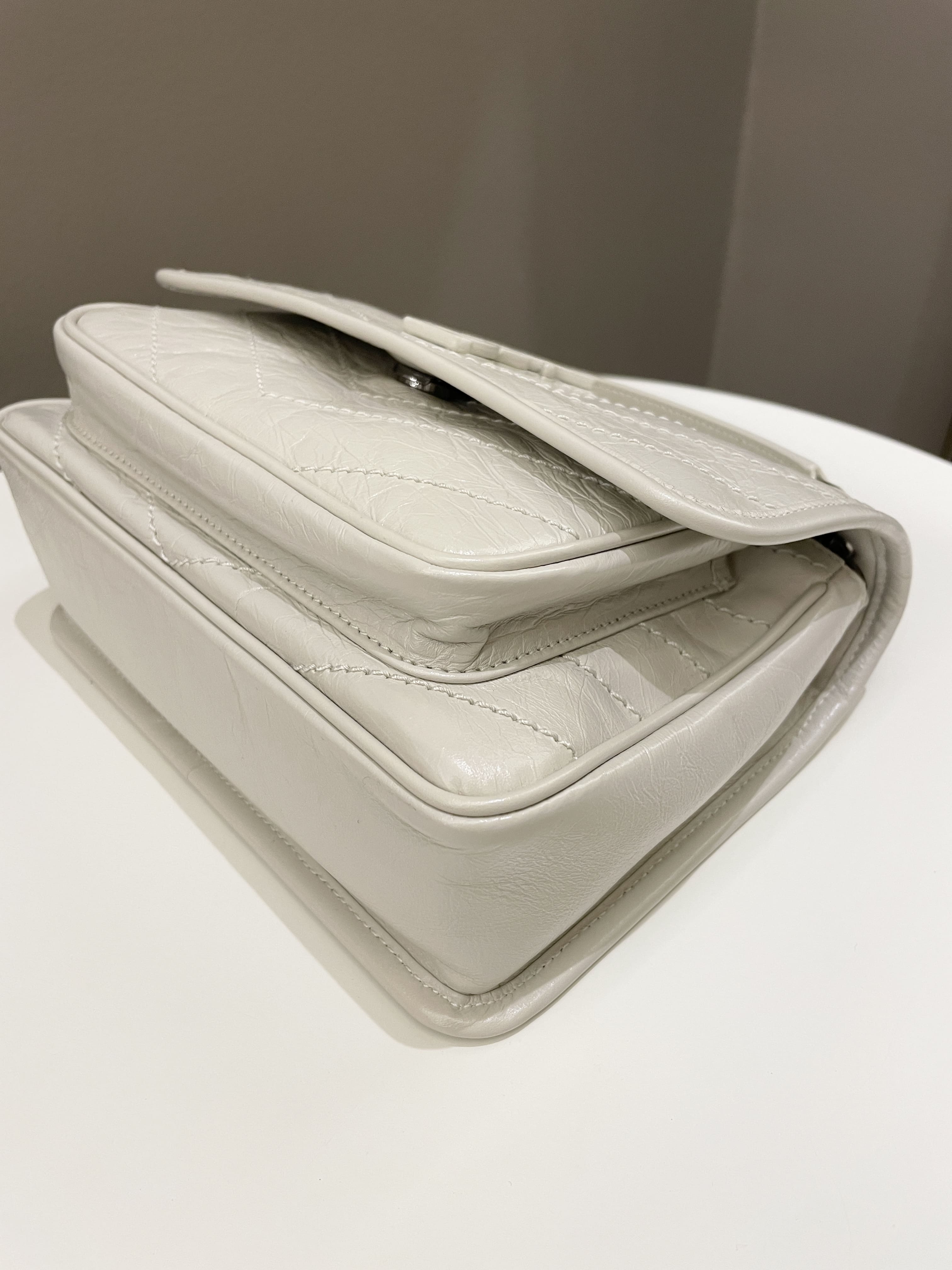 Saint Laurent Niki Baby Creme Aged Calfskin