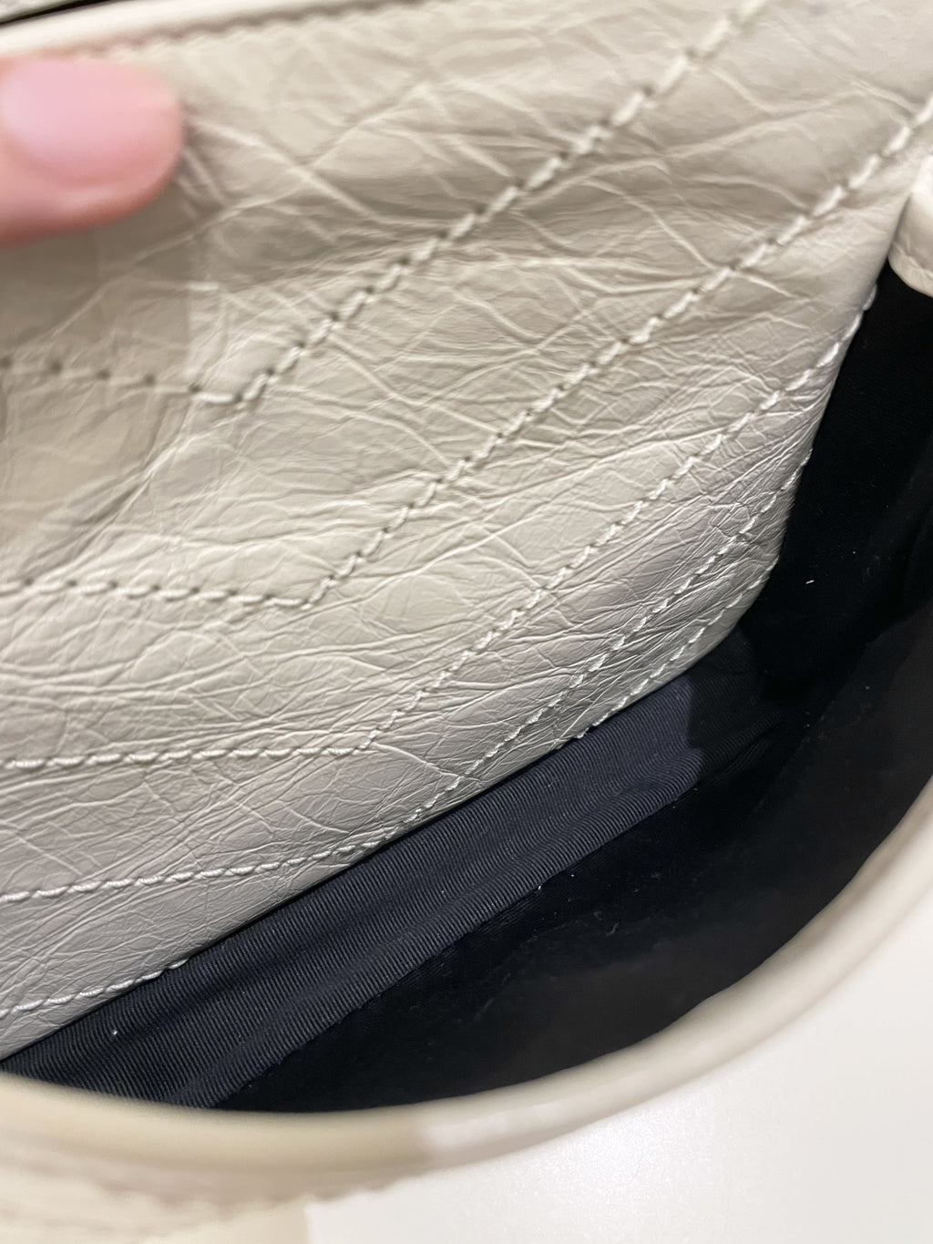 Saint Laurent Niki Baby Creme Aged Calfskin