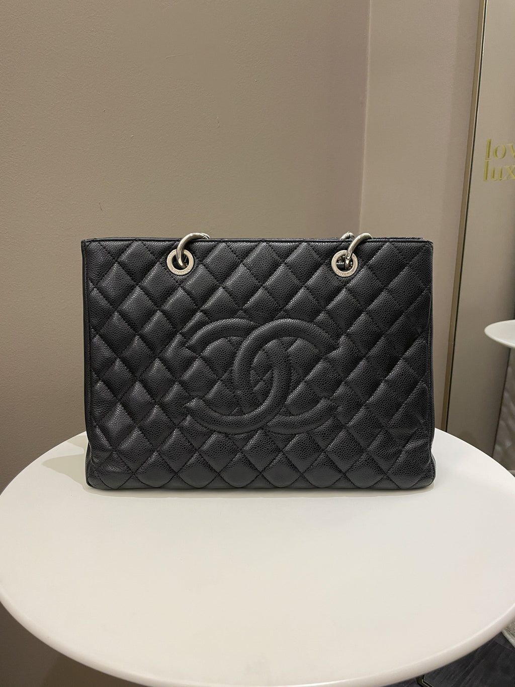 Chanel Classic Quilted GST Black Caviar