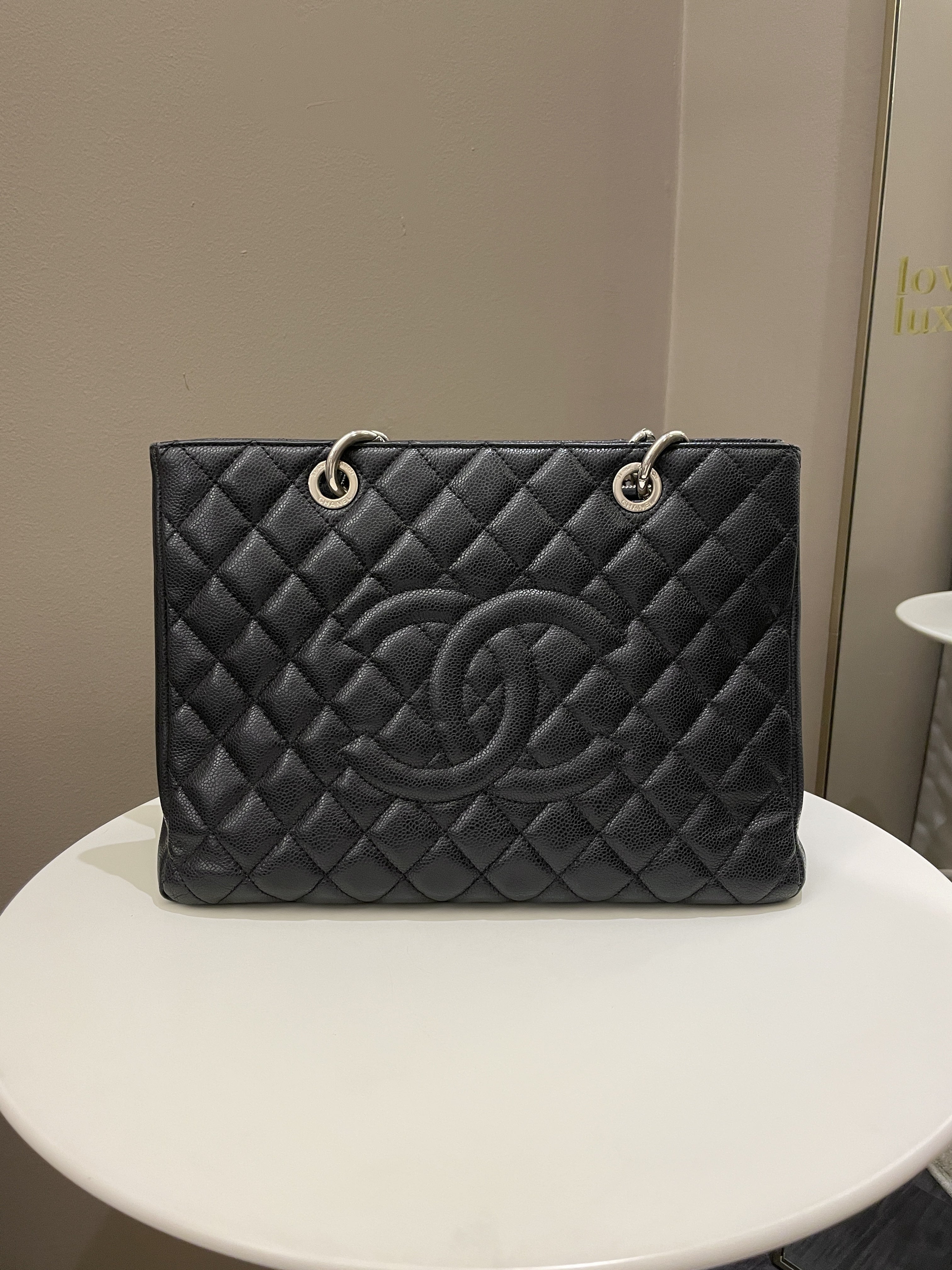 Chanel Classic Quilted GST Black Caviar