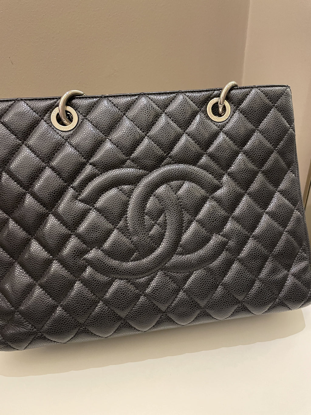Chanel Classic Quilted GST Black Caviar