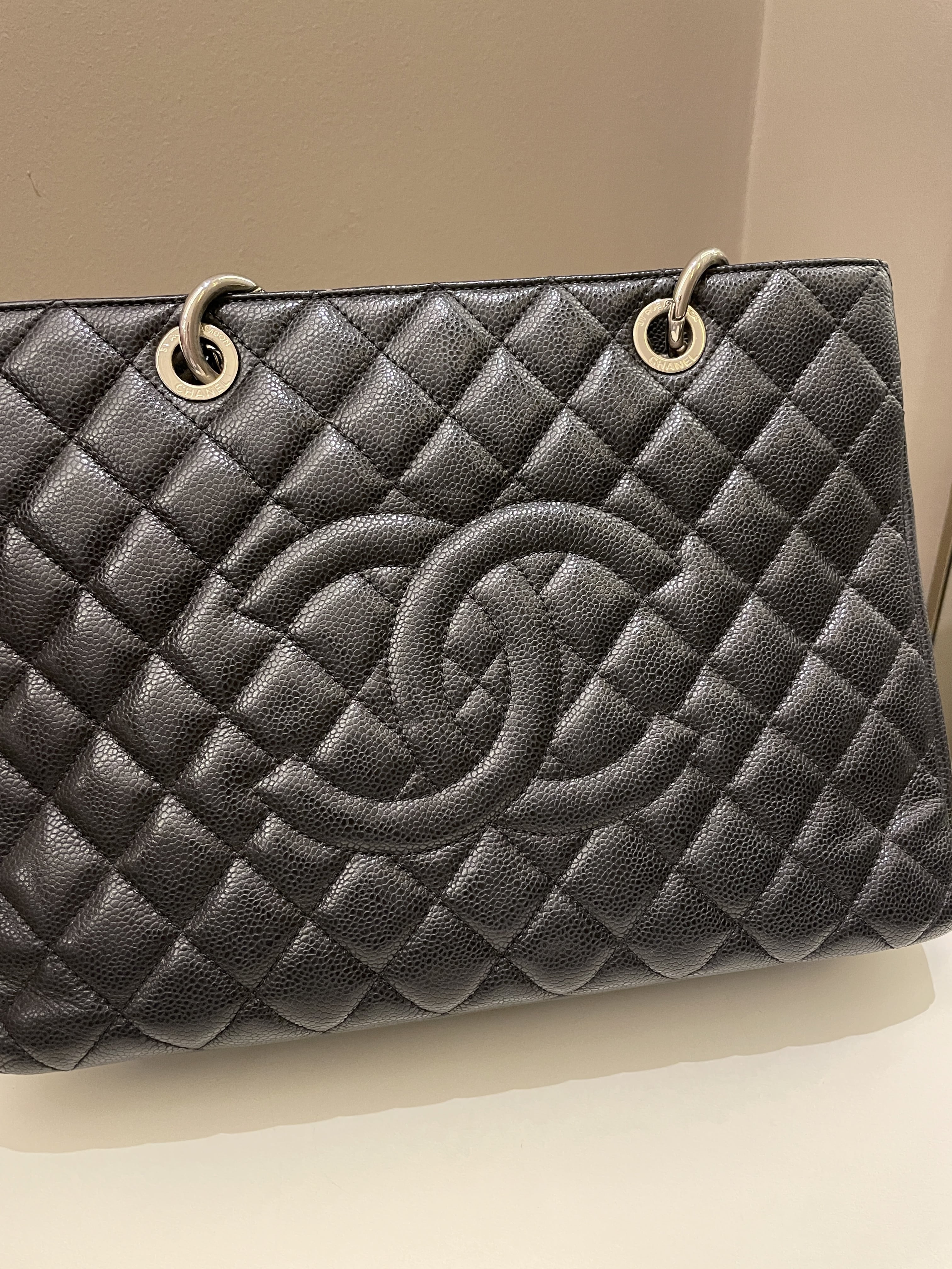 Chanel Classic Quilted GST Black Caviar