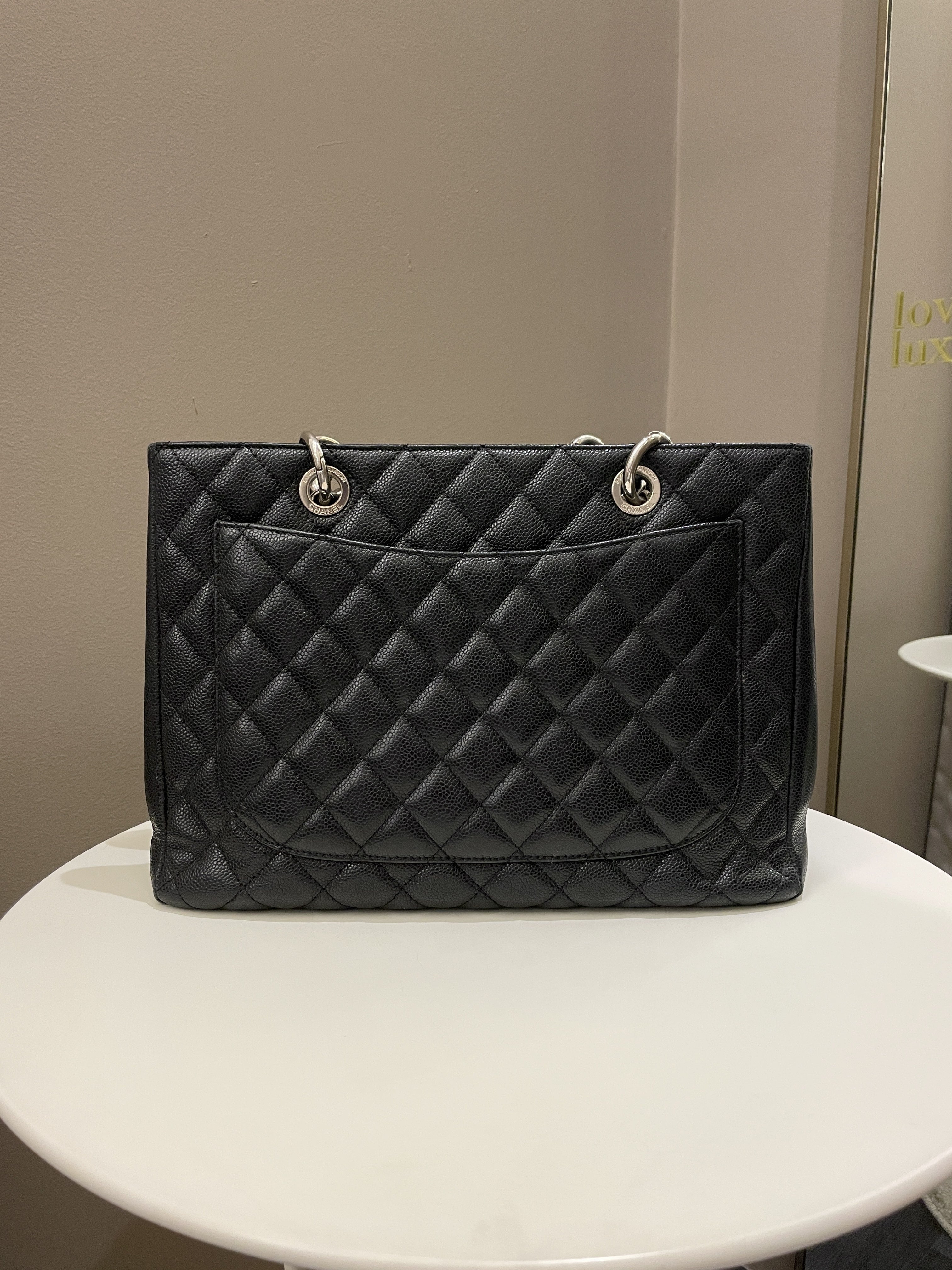 Chanel Classic Quilted GST Black Caviar