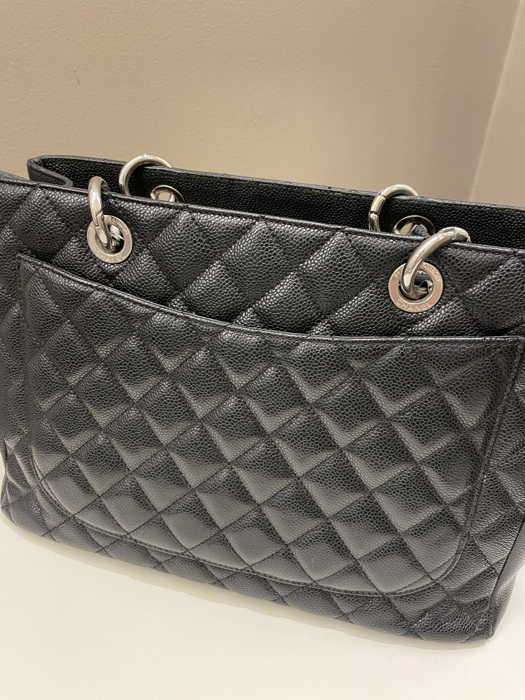 Chanel Classic Quilted GST Black Caviar