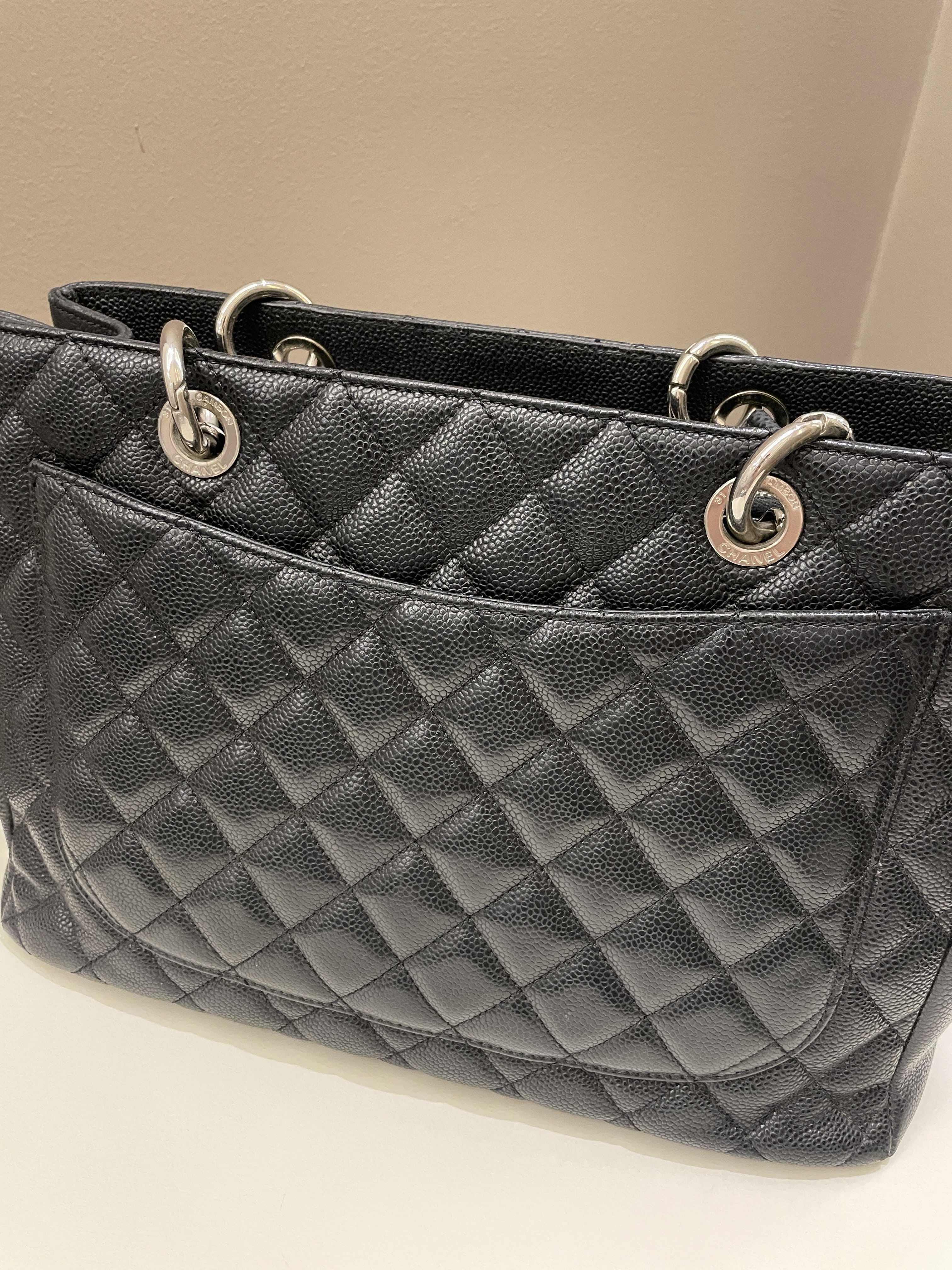 Chanel Classic Quilted GST Black Caviar