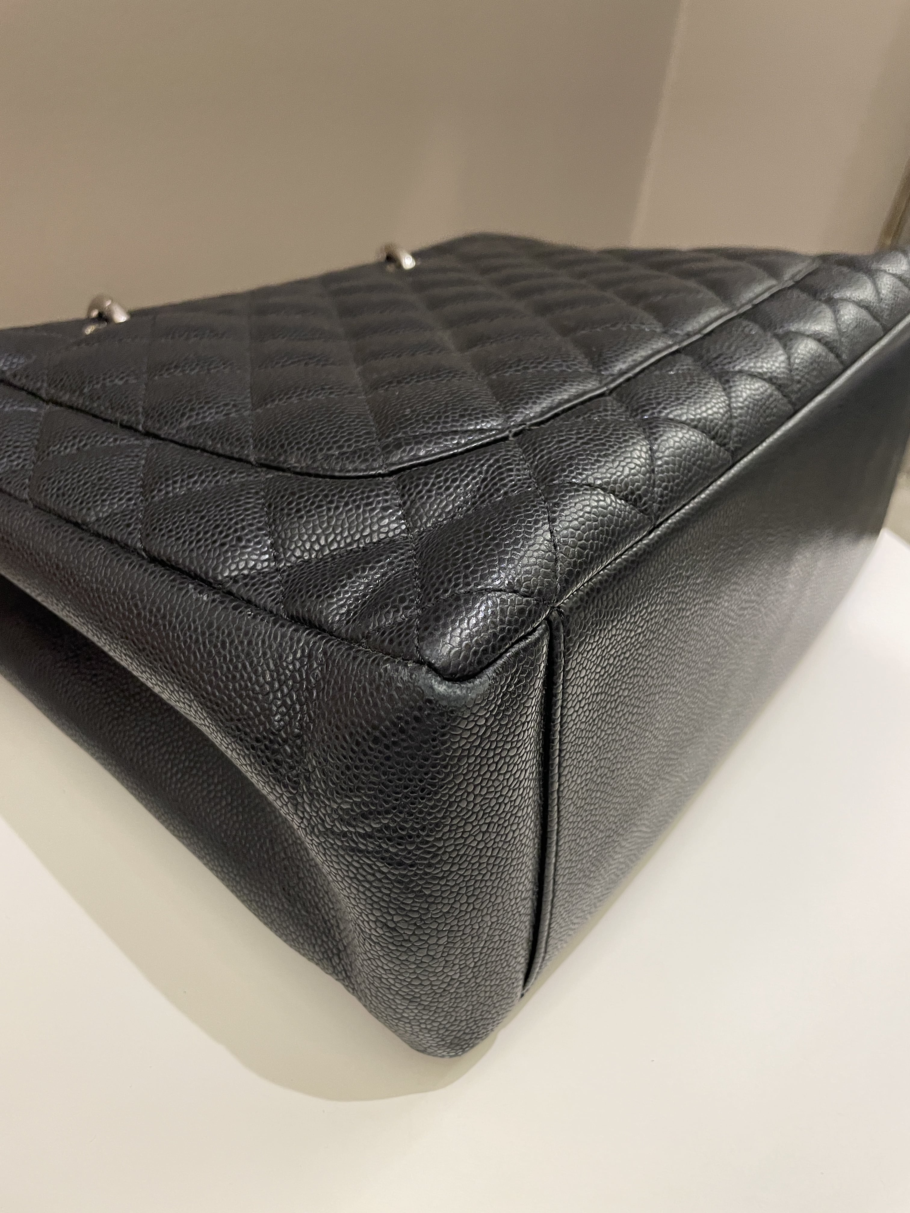 Chanel Classic Quilted GST Black Caviar