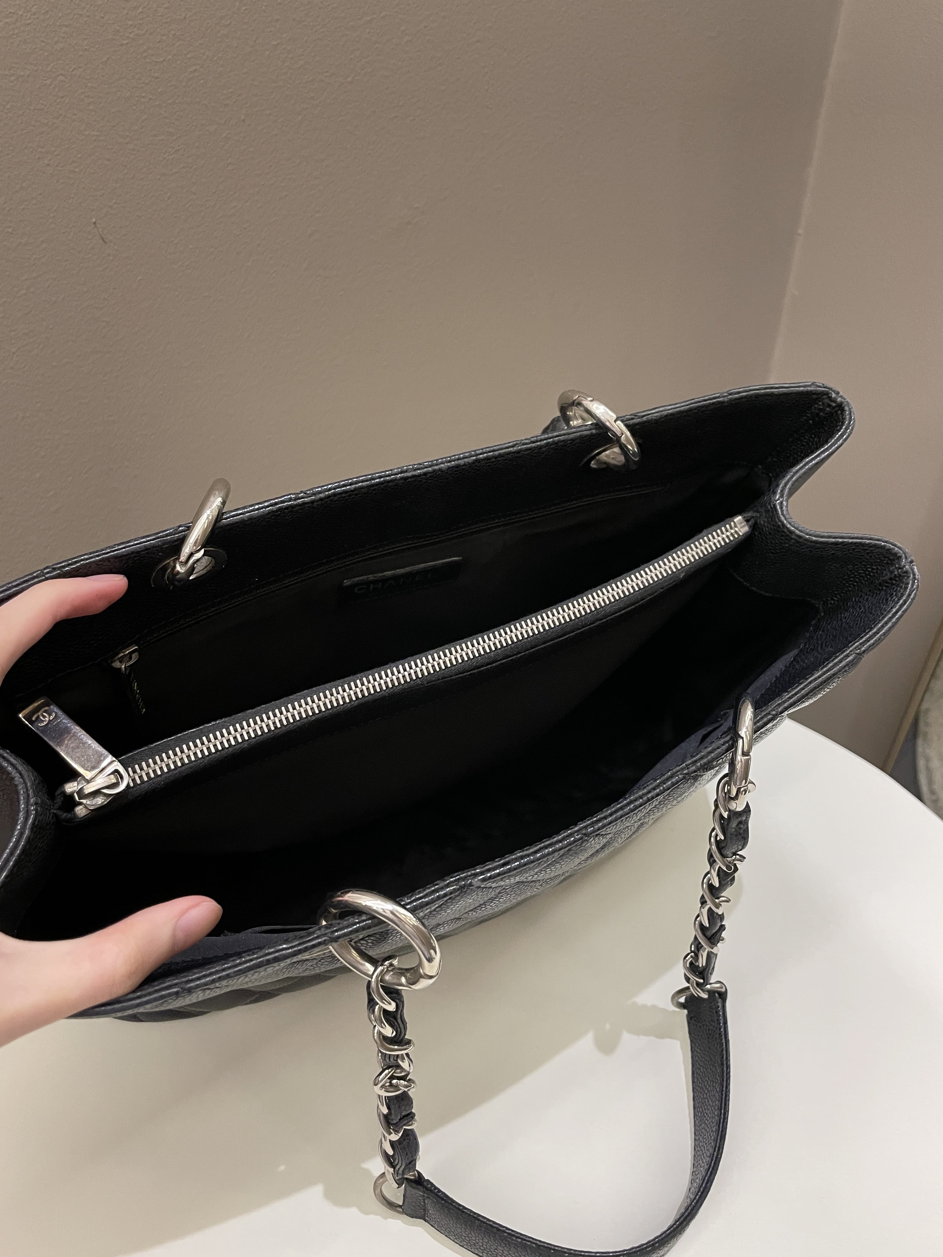 Chanel Classic Quilted GST Black Caviar