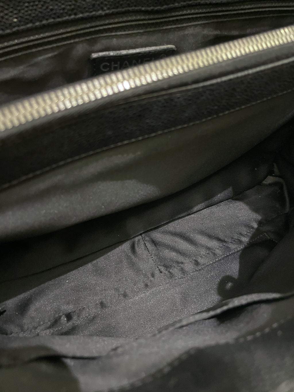 Chanel Classic Quilted GST Black Caviar