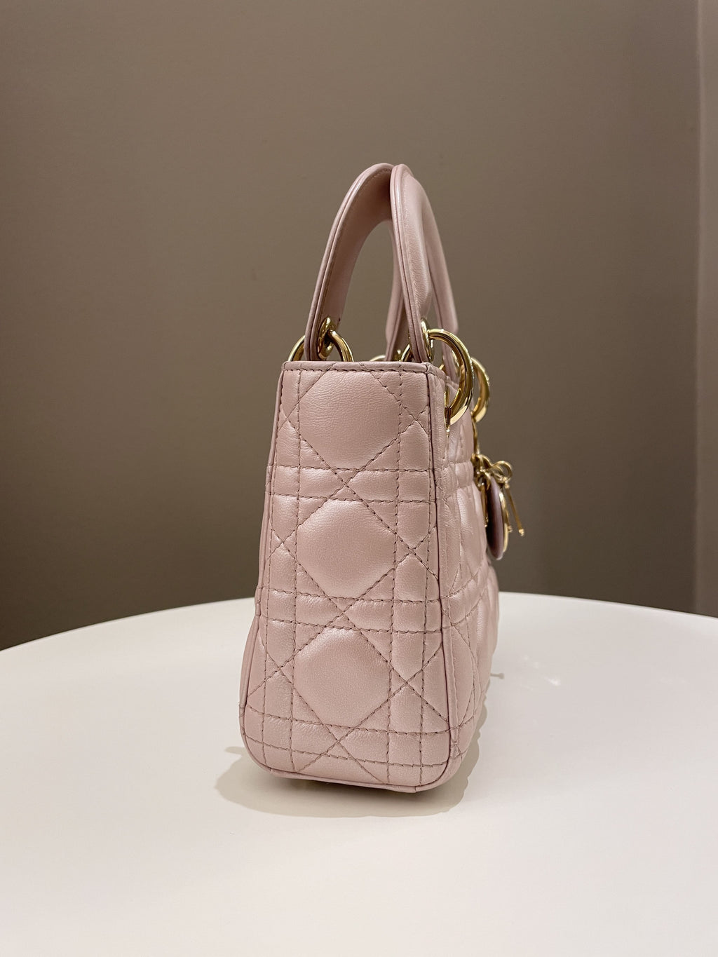 Dior Lady Dior Pearl Pink Lambskin