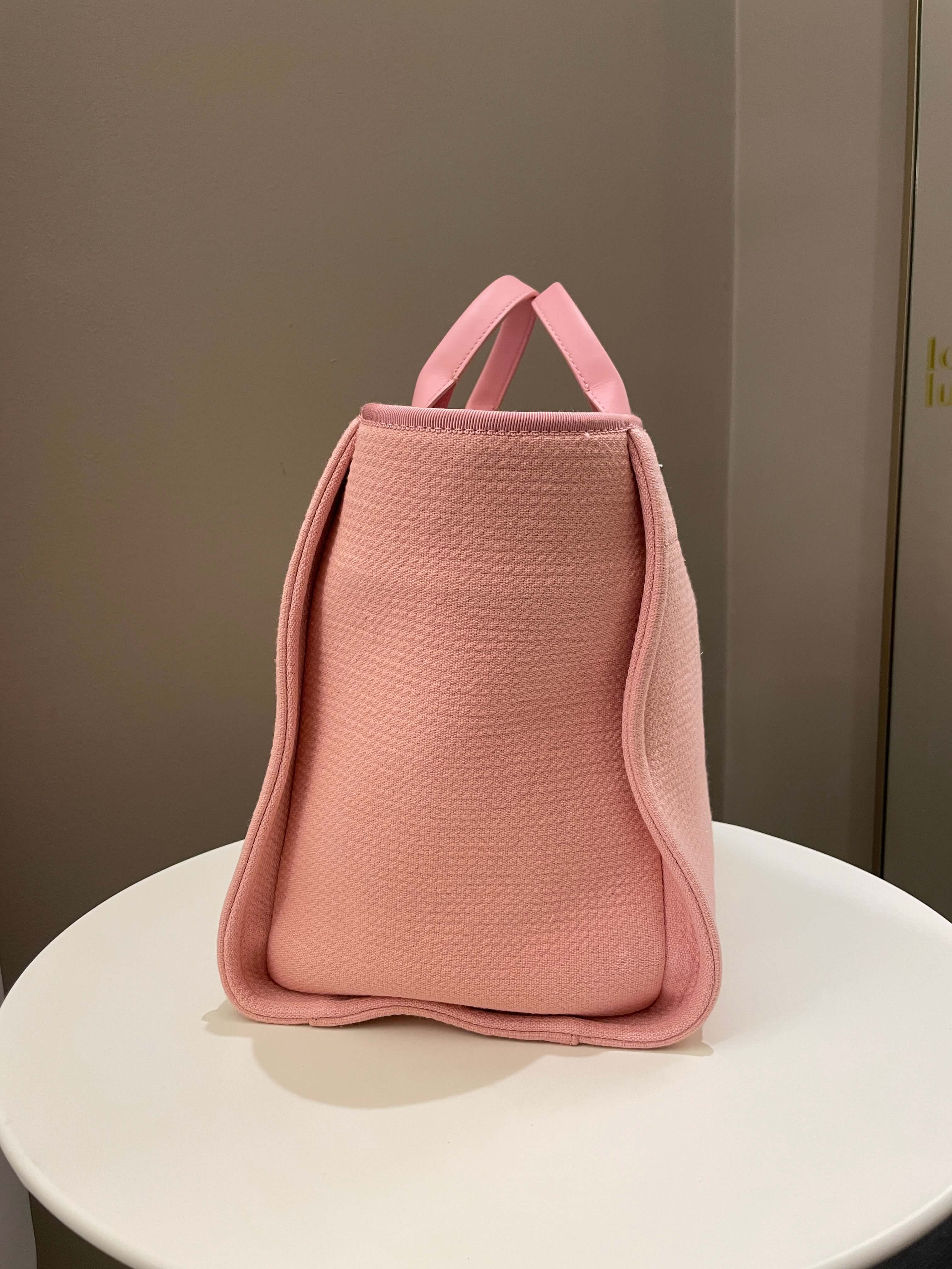 Chanel Deauville Shopper Tote Pink