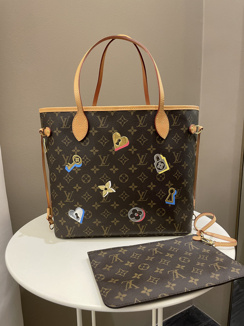 Louis Vuitton Love Lock Neverfull MM Monogram
