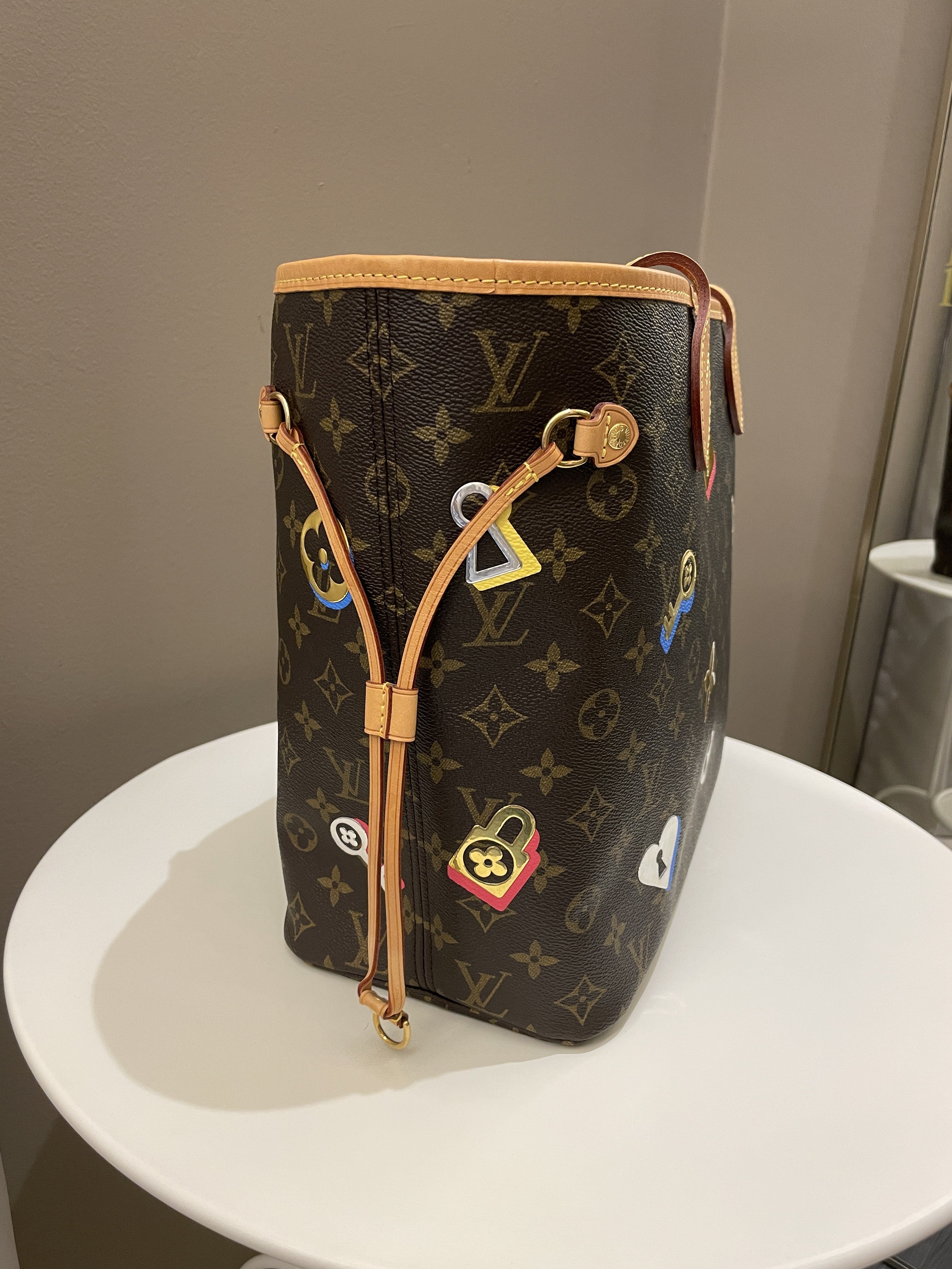 Louis Vuitton Love Lock Neverfull MM Monogram
