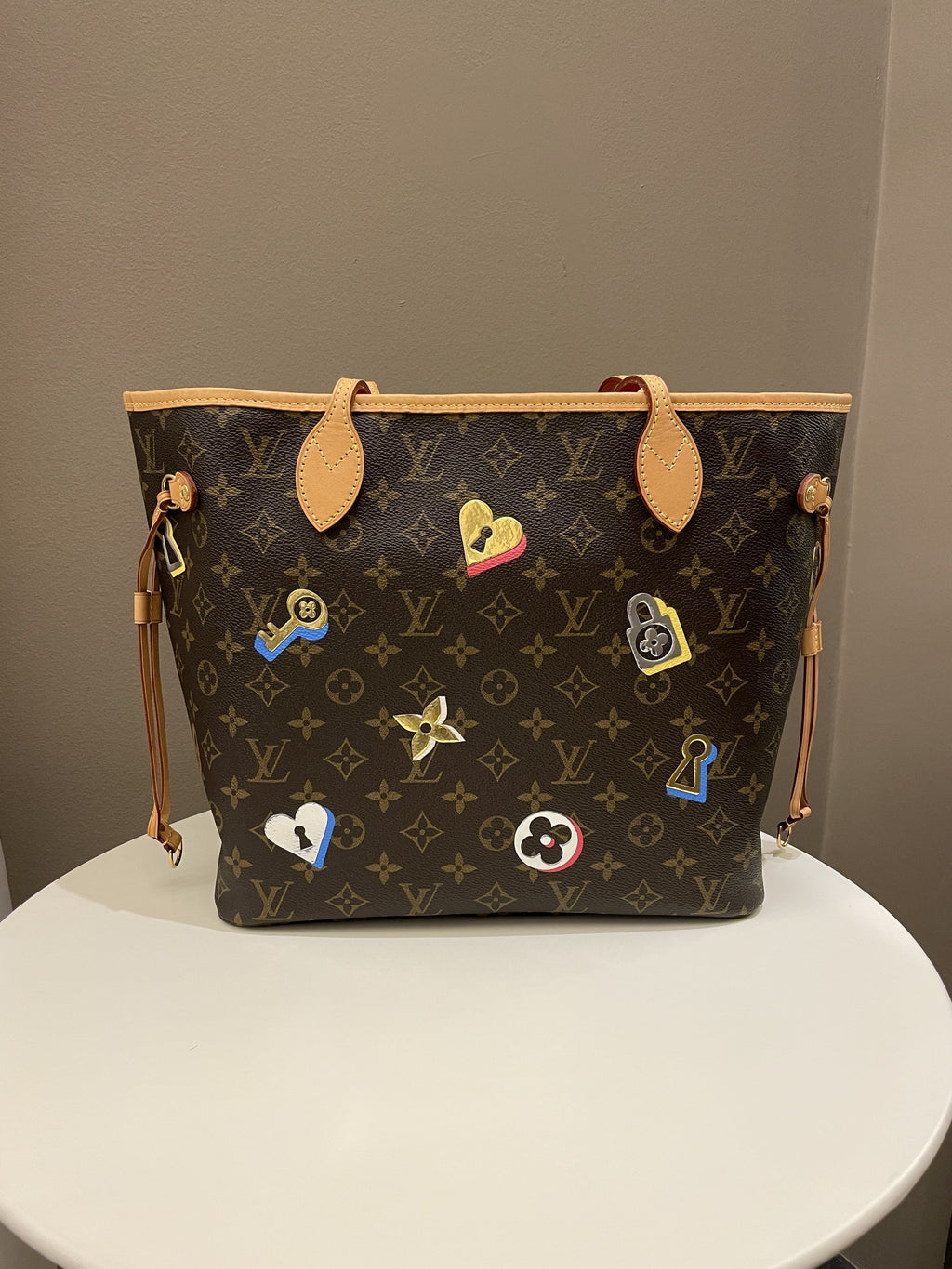 Louis Vuitton Love Lock Neverfull MM Monogram