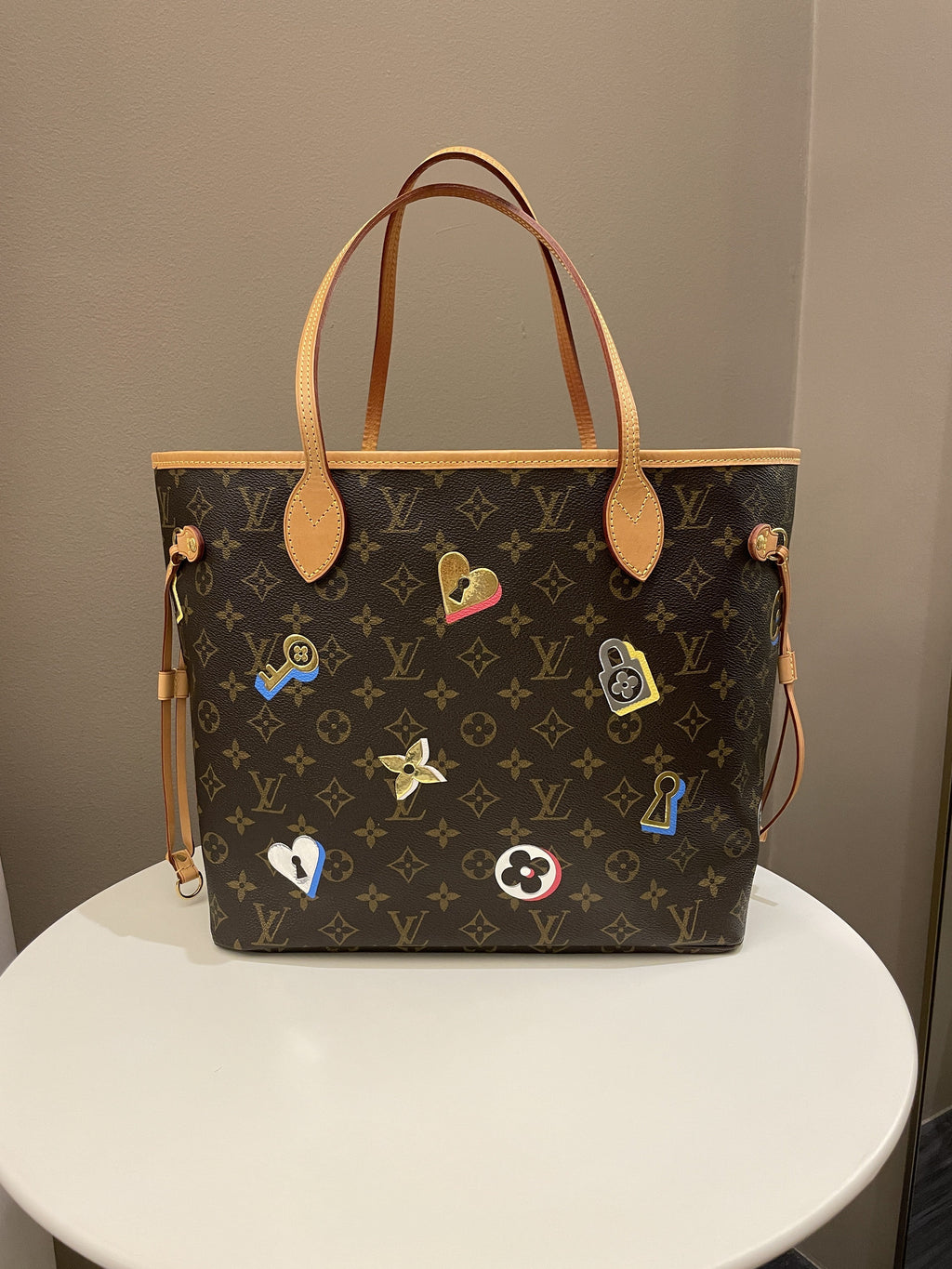 Louis Vuitton Love Lock Neverfull MM Monogram