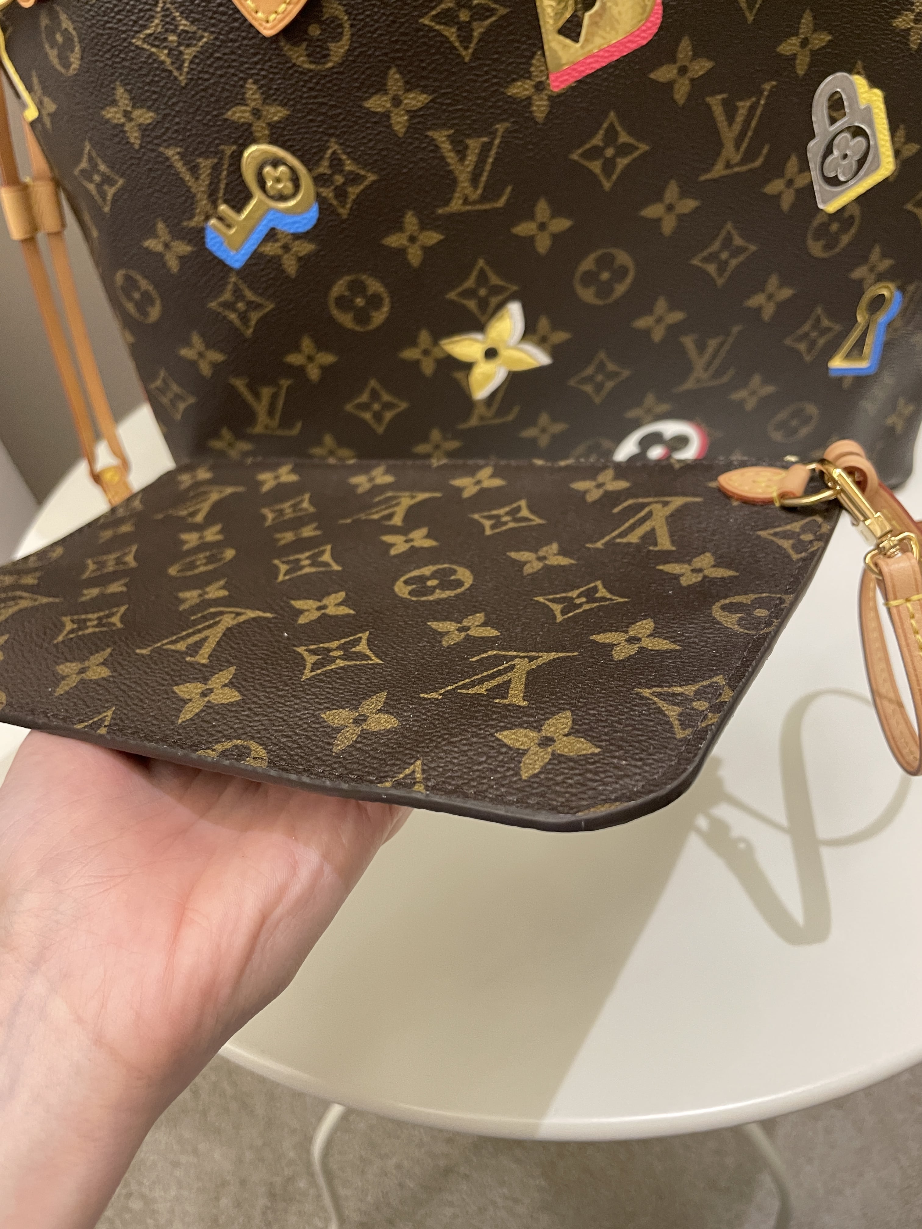 Louis Vuitton Love Lock Neverfull MM Monogram