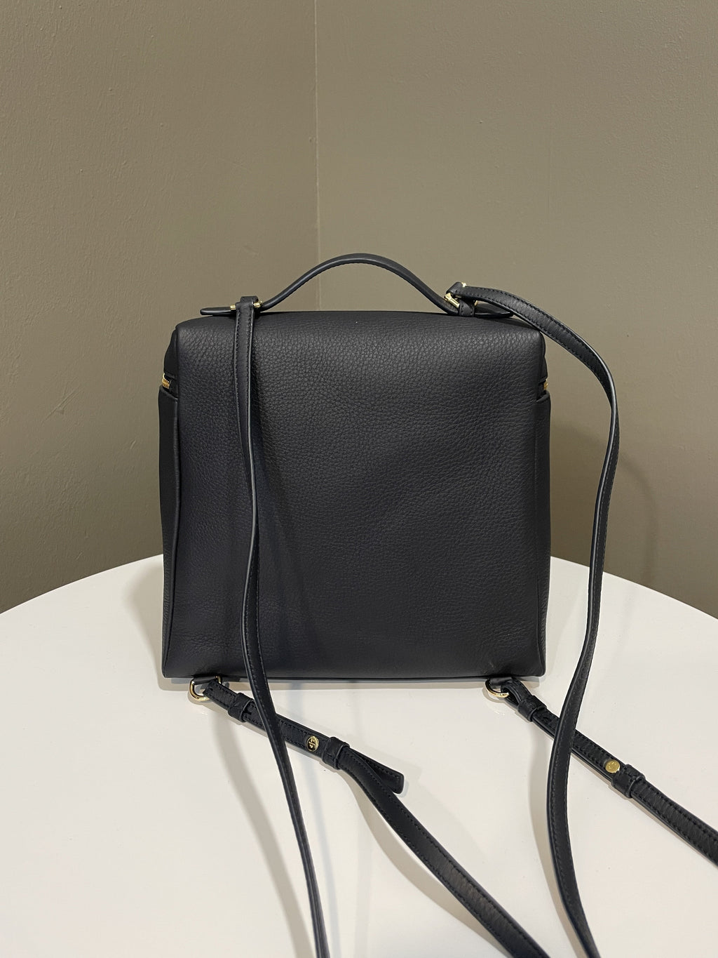 Loro Piana Extra Pocket Backpack Midnight Grainy Calfskin