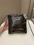 Chanel 22 Mini Dark Ebene Calfskin