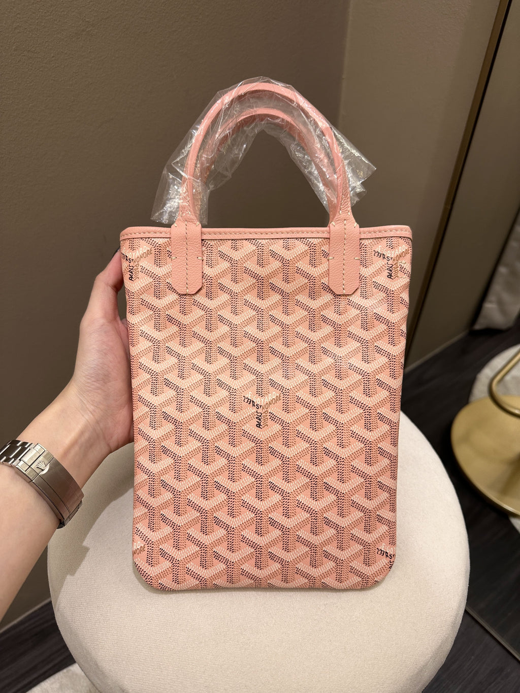 Goyard Limited Edition Poitiers Bag Rose Poudre Pink