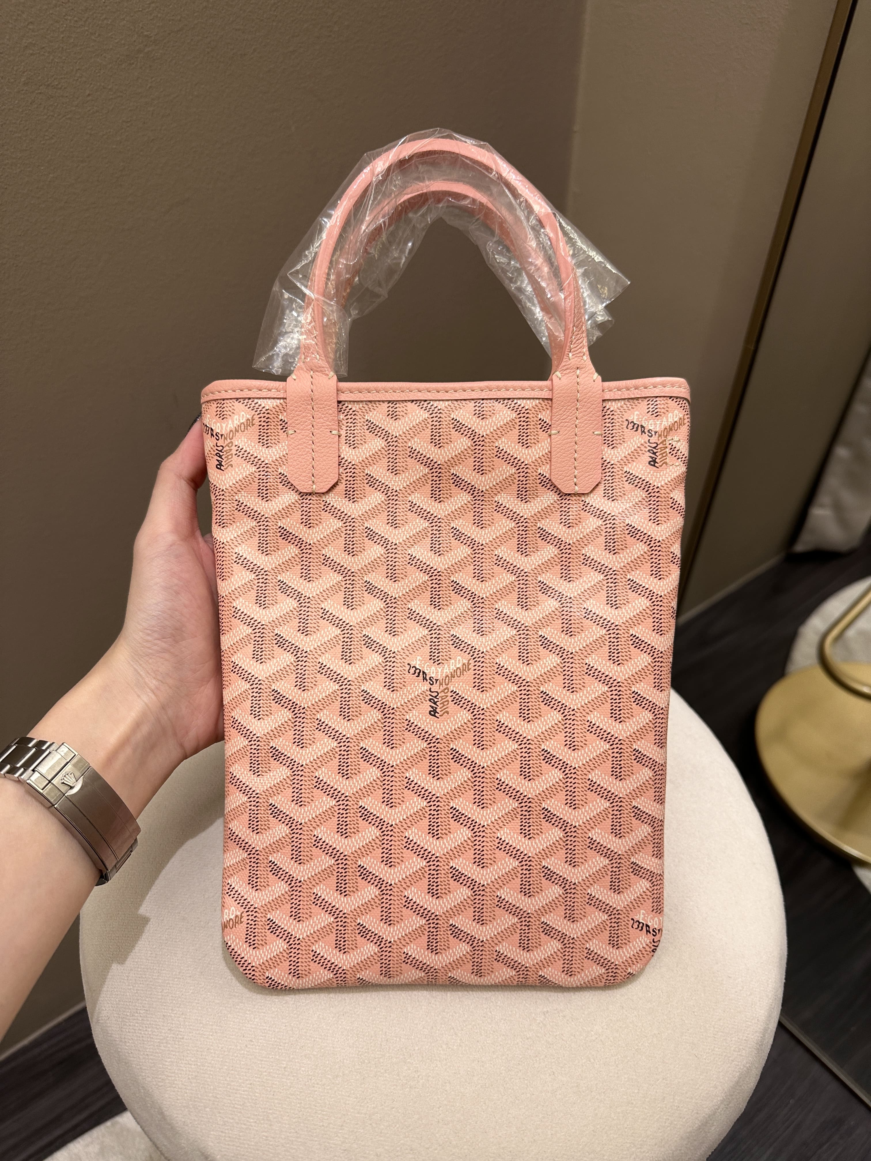 Goyard Limited Edition Poitiers Bag Rose Poudre Pink