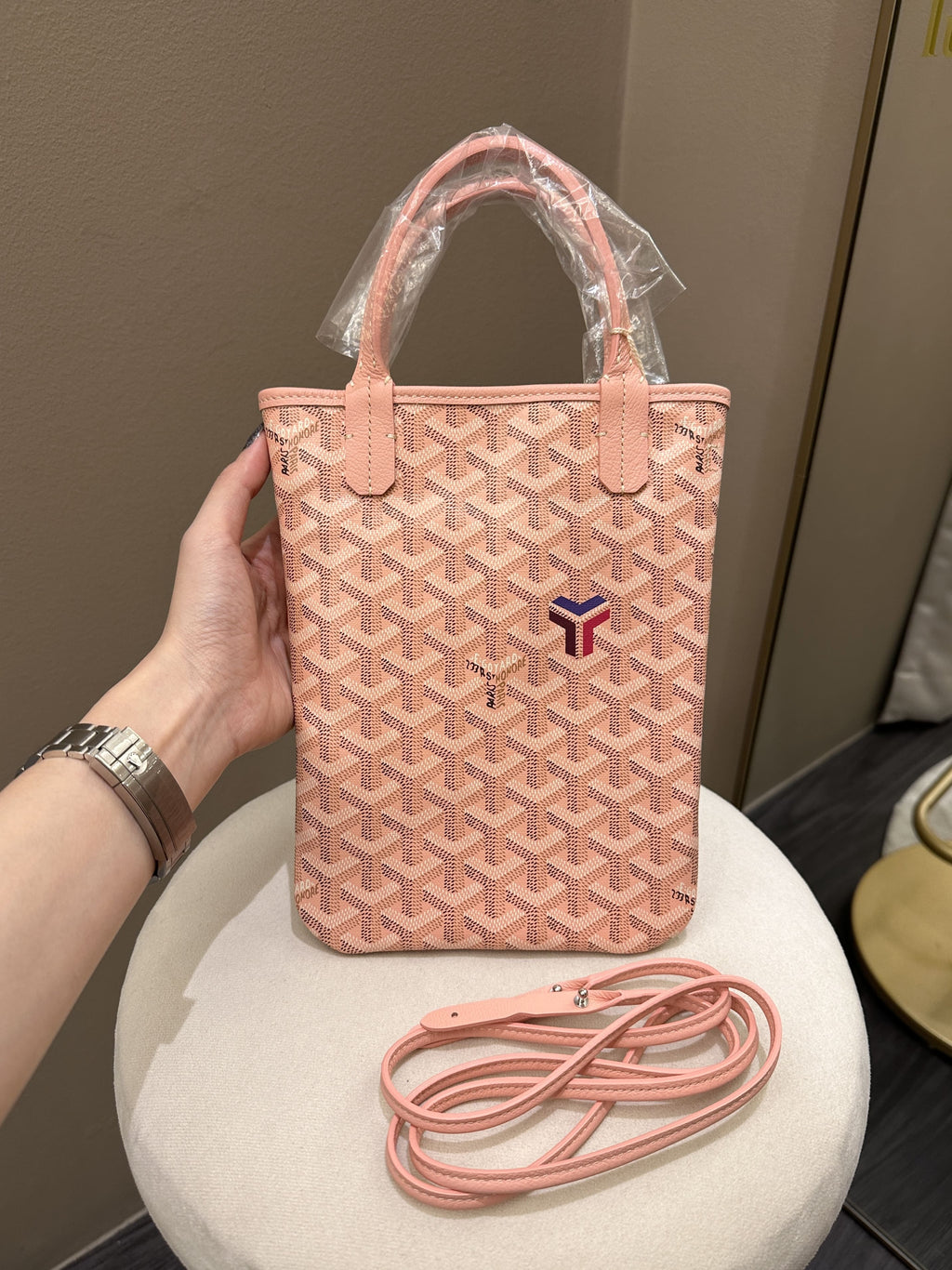 Goyard Limited Edition Poitiers Bag Rose Poudre Pink