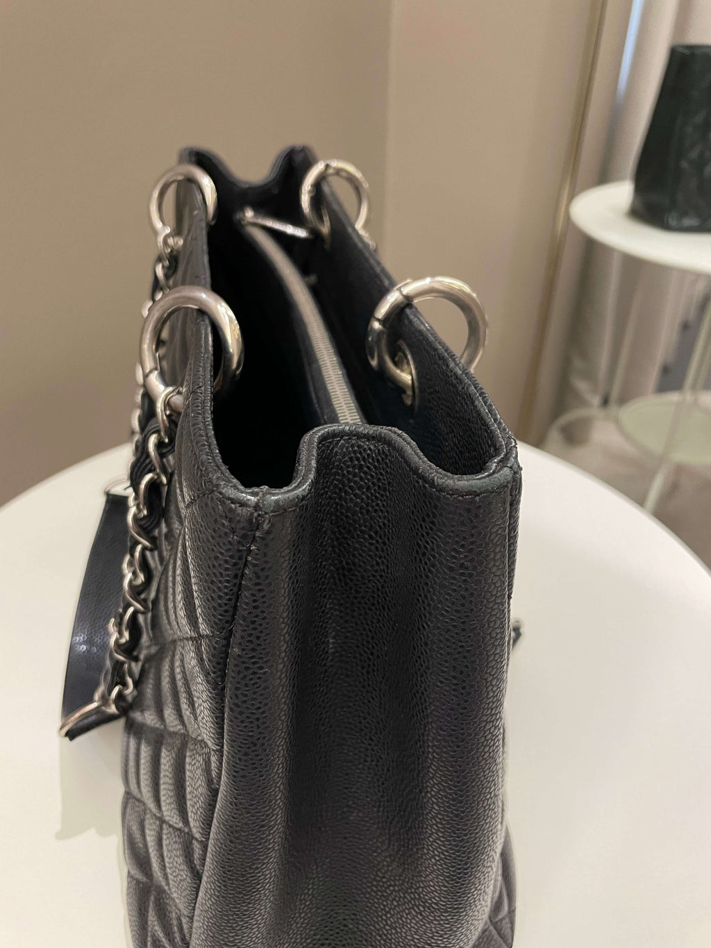 Chanel Classic Quilted GST Black Caviar