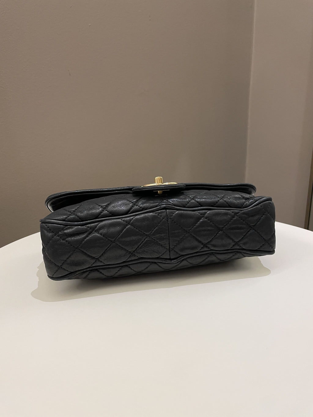Chanel Shiva Easy Flap Black Iridescent Leather