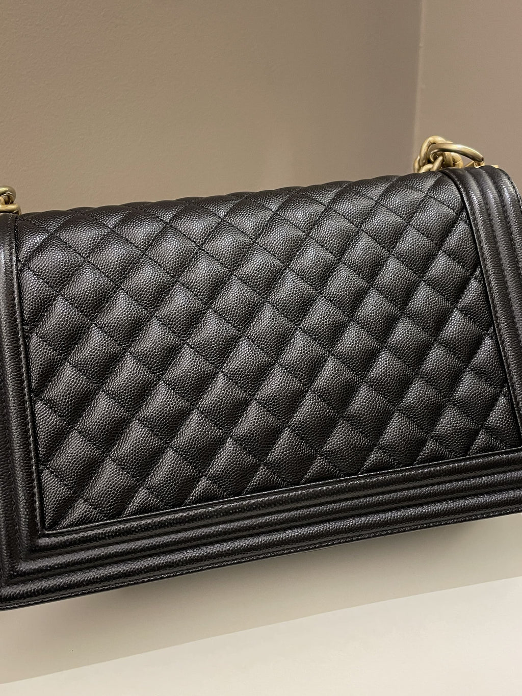 Chanel Quilted New Medium Boy Black Caviar