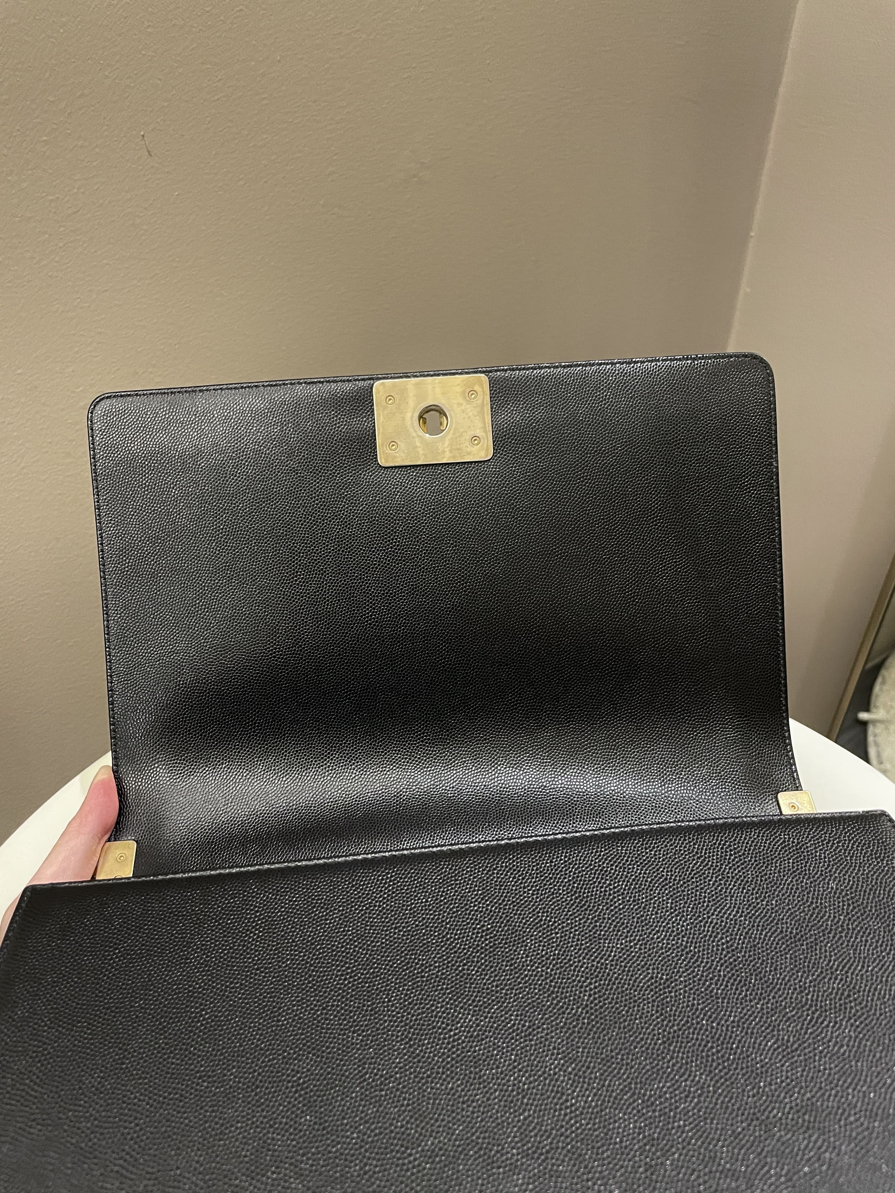Chanel Quilted New Medium Boy Black Caviar