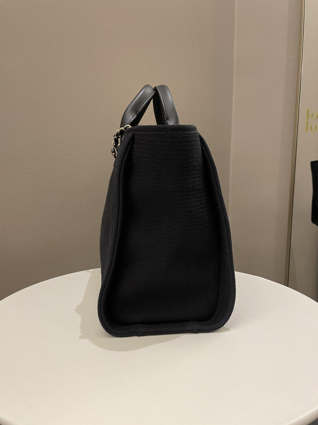 Chanel Deauville Shopper Tote Black