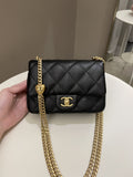 Chanel 23P Sweet Heart Flap Black Caviar