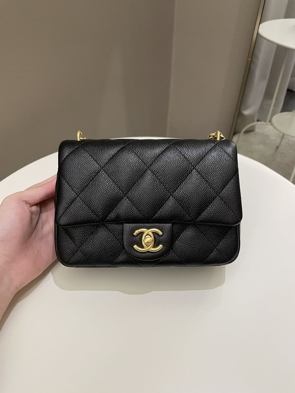 Chanel 23P Sweet Heart Flap Black Caviar