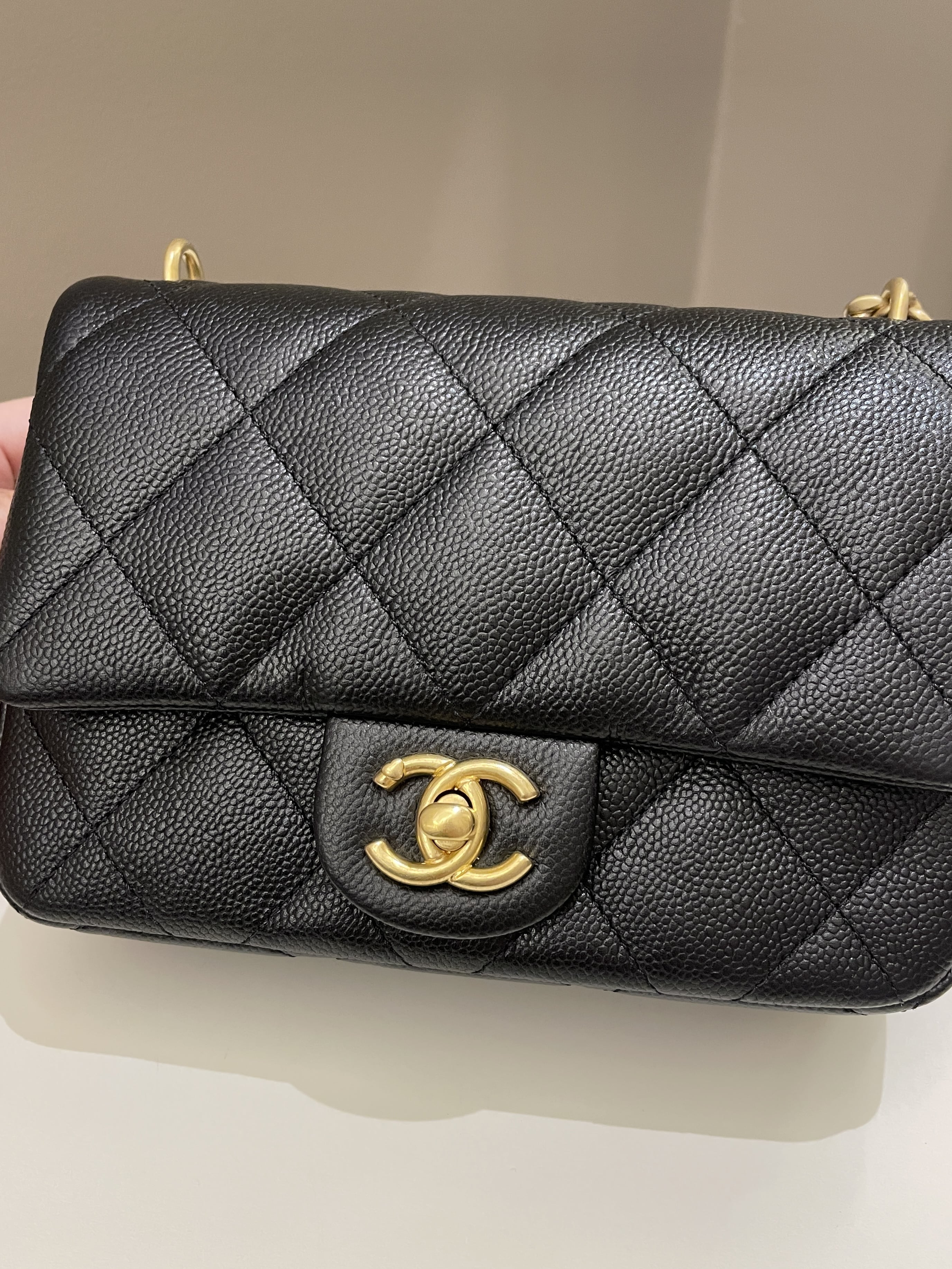 Chanel 23P Sweet Heart Flap Black Caviar