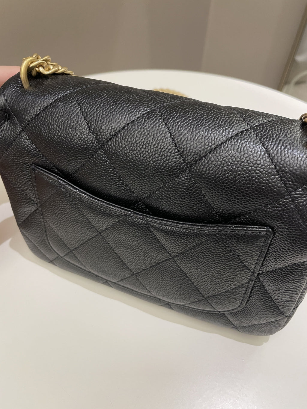 Chanel 23P Sweet Heart Flap Black Caviar