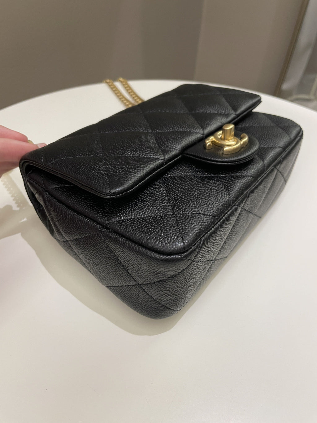 Chanel 23P Sweet Heart Flap Black Caviar