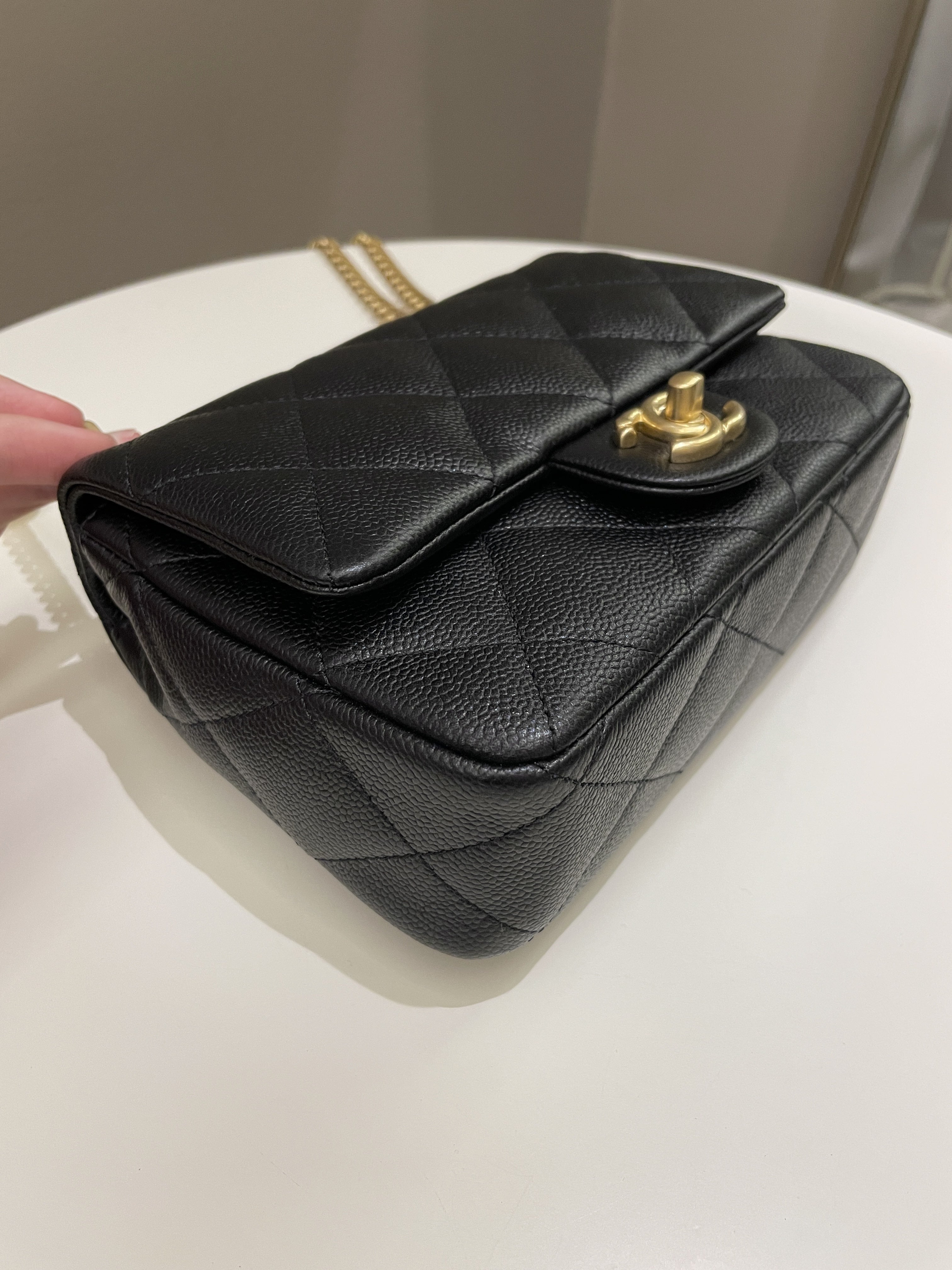 Chanel 23P Sweet Heart Flap Black Caviar