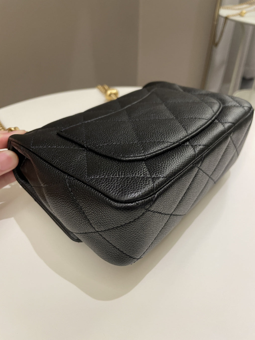 Chanel 23P Sweet Heart Flap Black Caviar