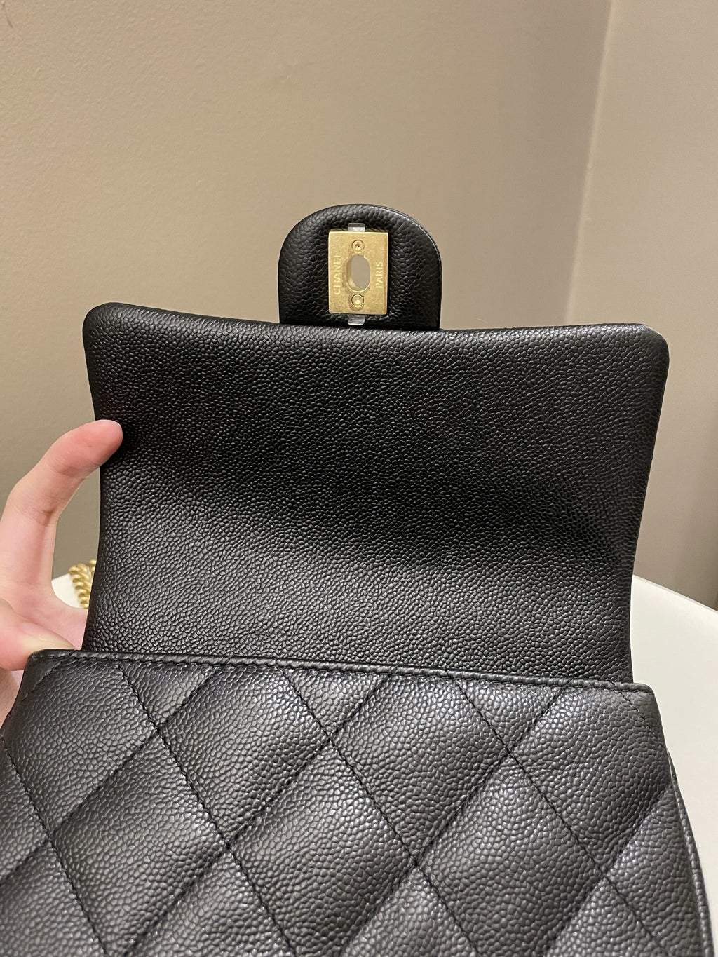 Chanel 23P Sweet Heart Flap Black Caviar