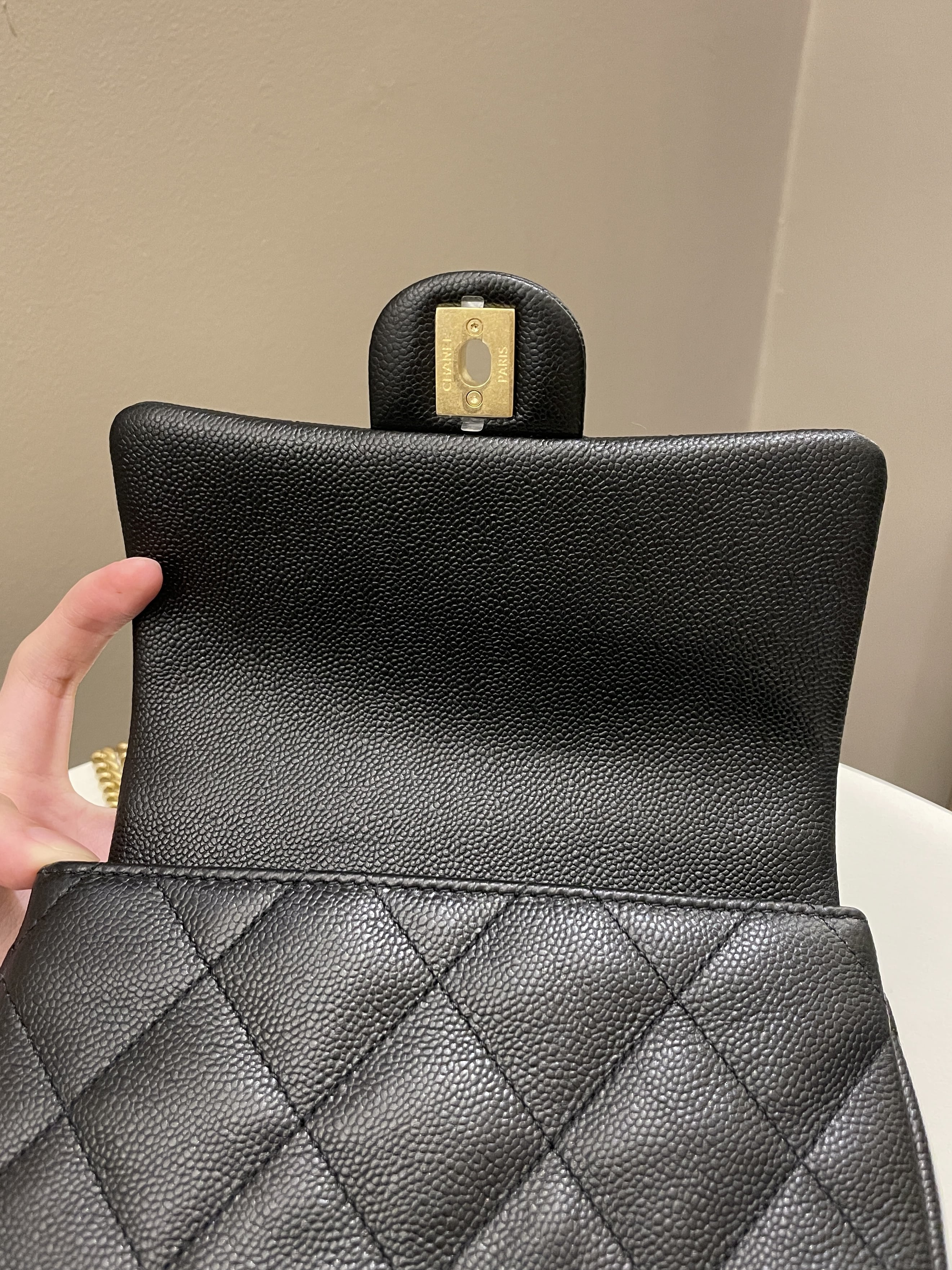 Chanel 23P Sweet Heart Flap Black Caviar