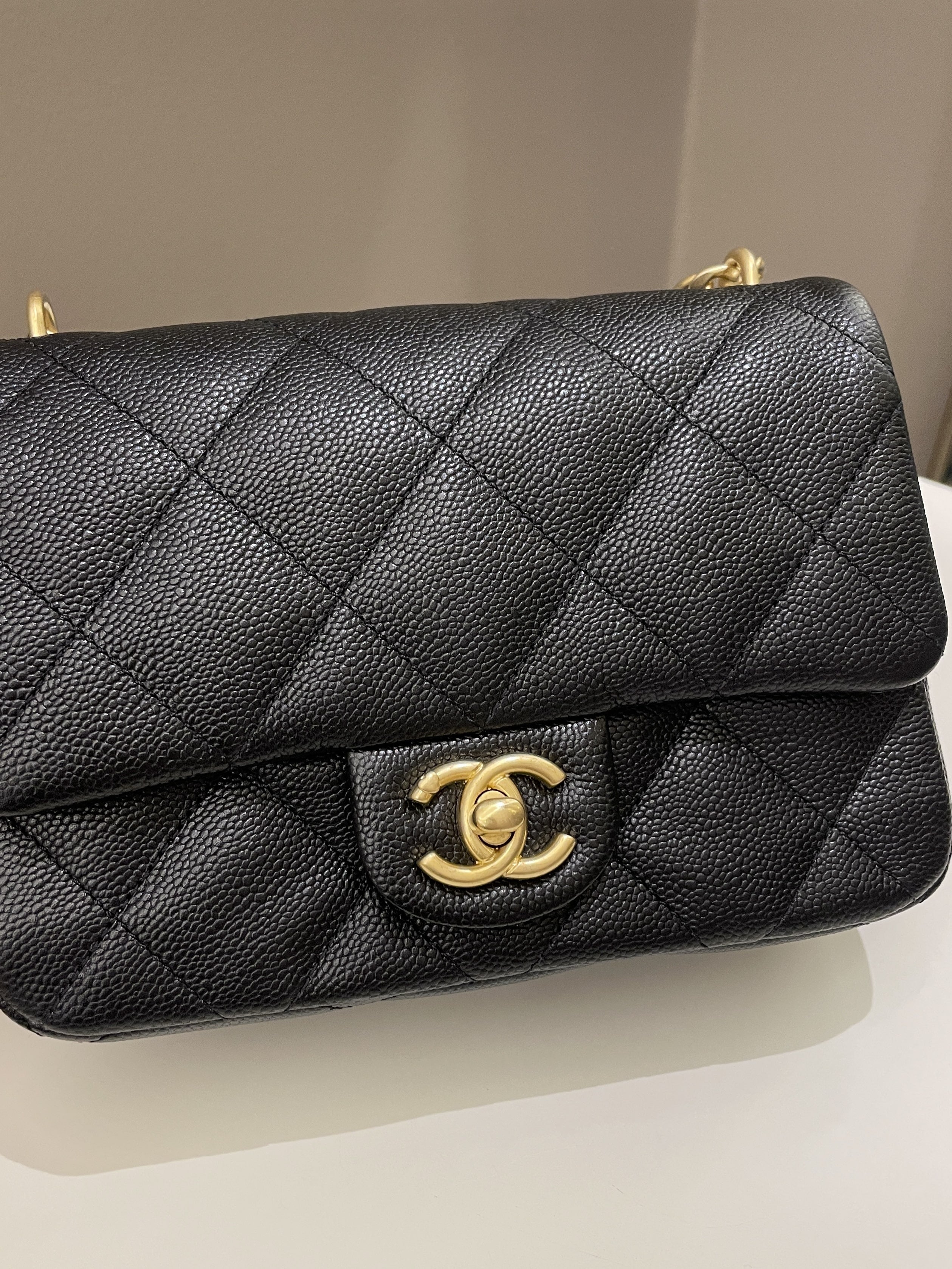 Chanel 23P Sweet Heart Flap Black Caviar