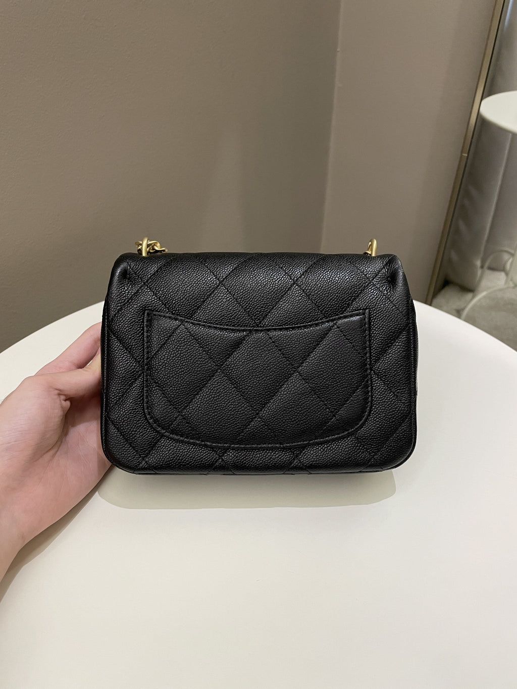 Chanel 23P Sweet Heart Flap Black Caviar