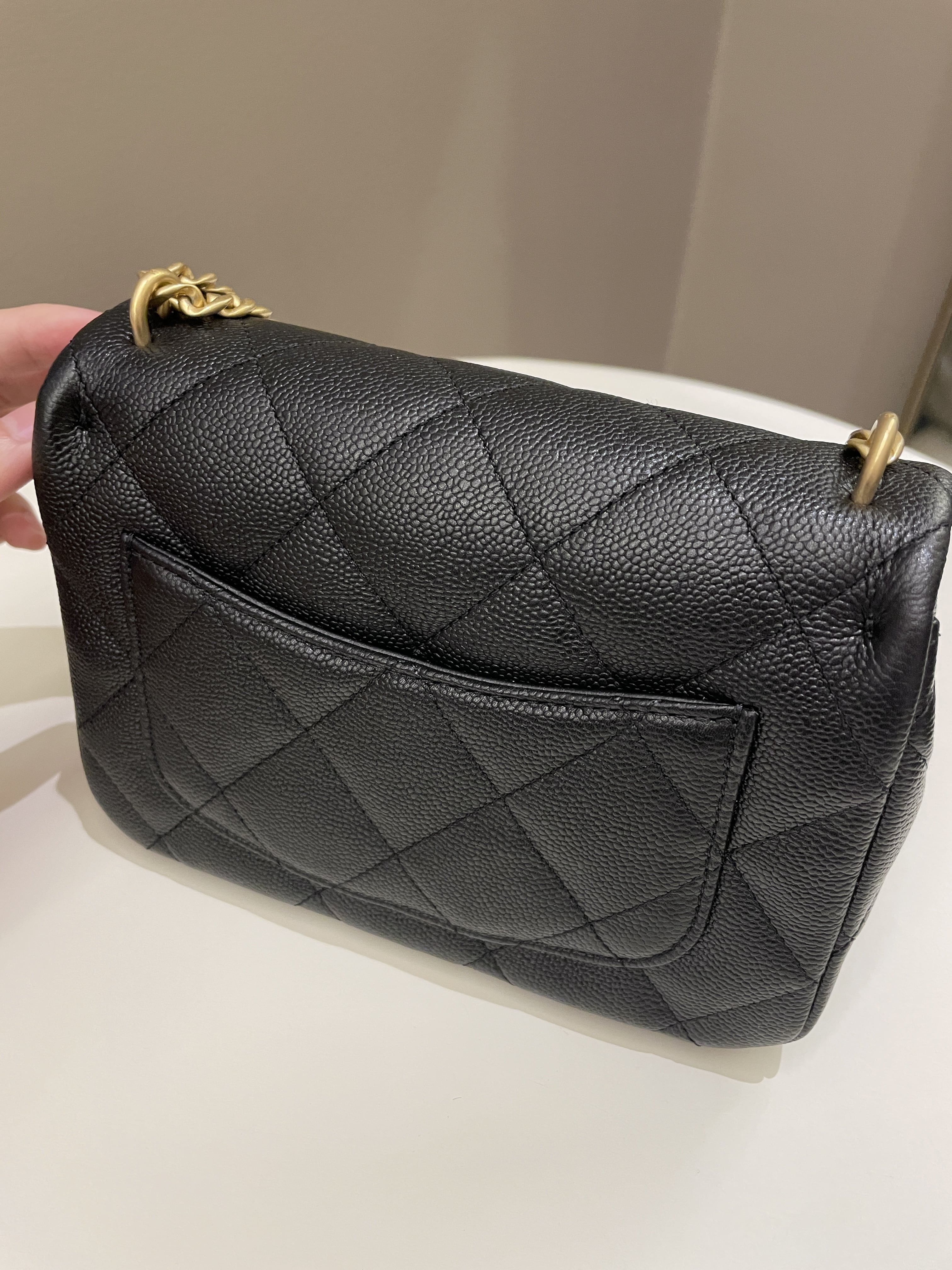 Chanel 23P Sweet Heart Flap Black Caviar