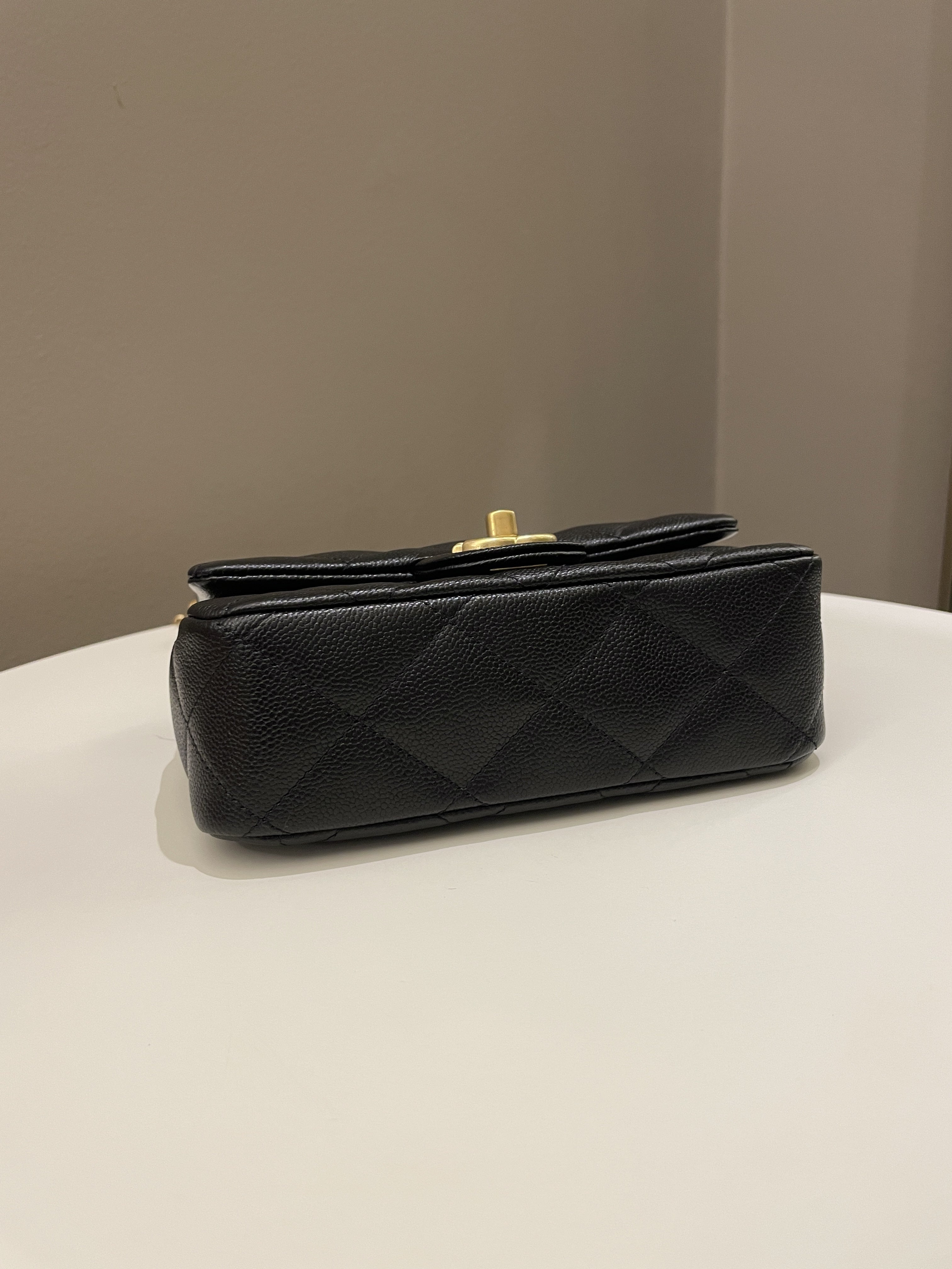 Chanel 23P Sweet Heart Flap Black Caviar