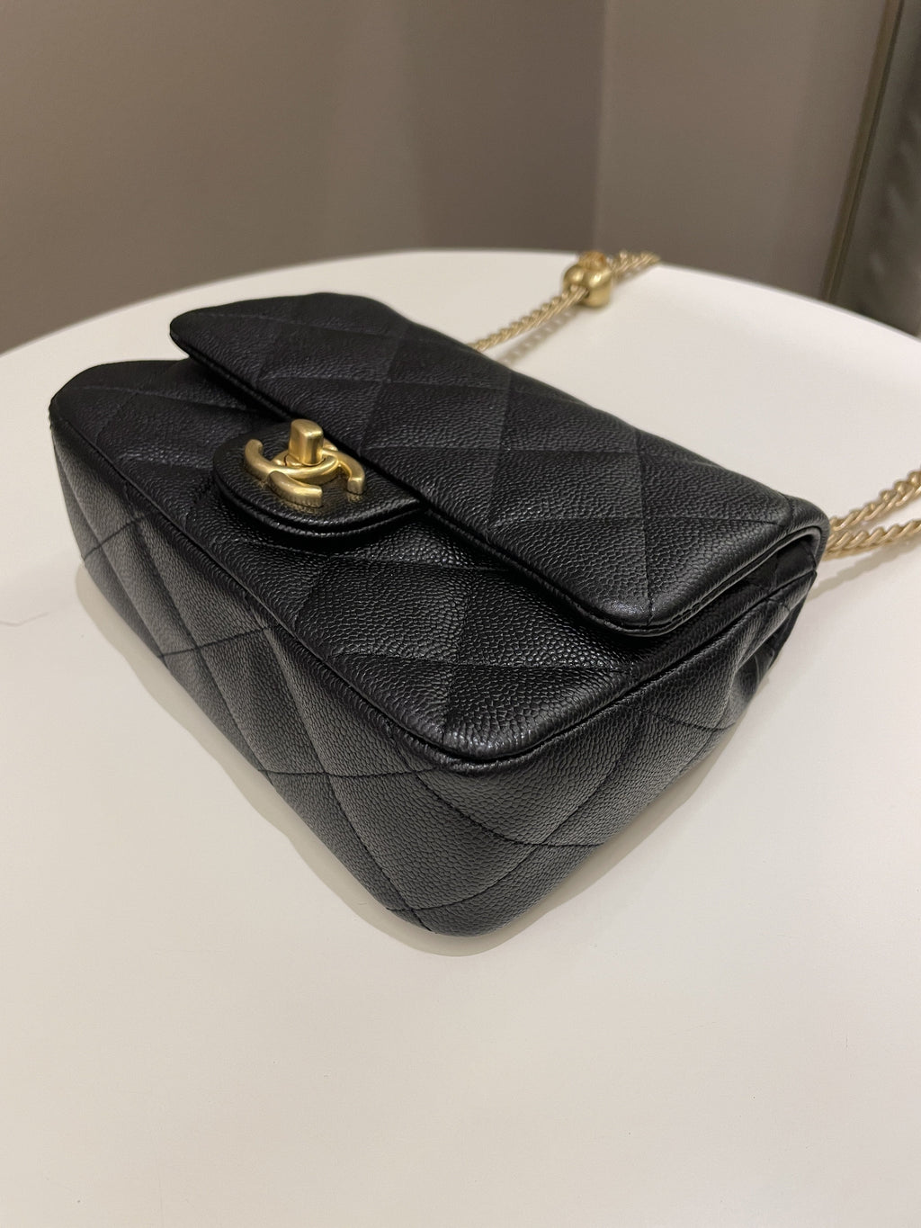 Chanel 23P Sweet Heart Flap Black Caviar