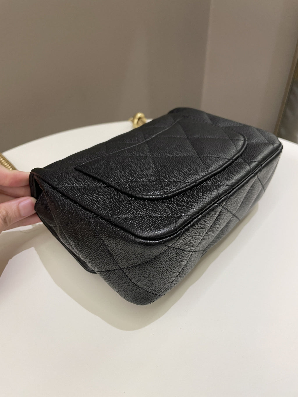 Chanel 23P Sweet Heart Flap Black Caviar