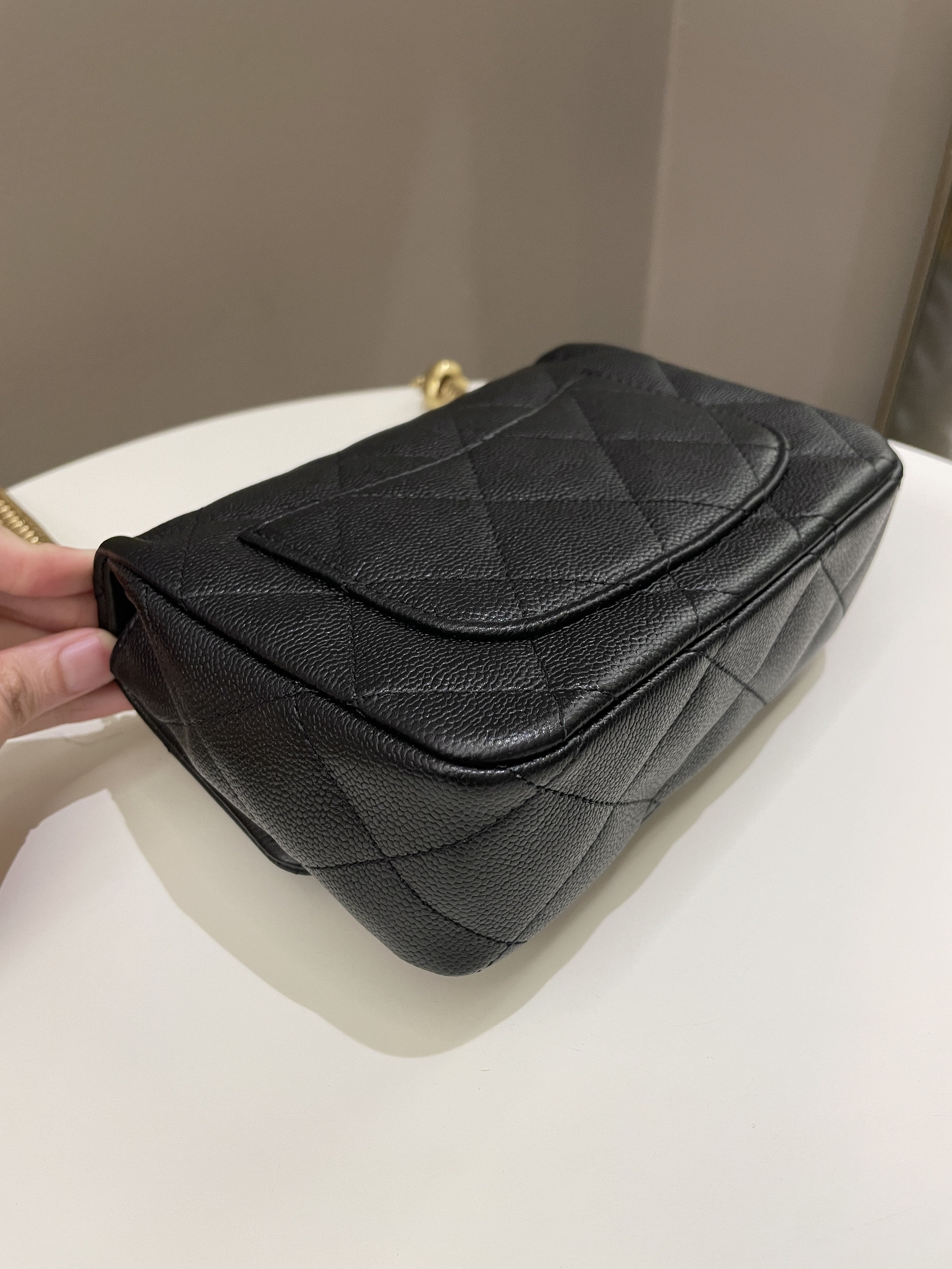 Chanel 23P Sweet Heart Flap Black Caviar