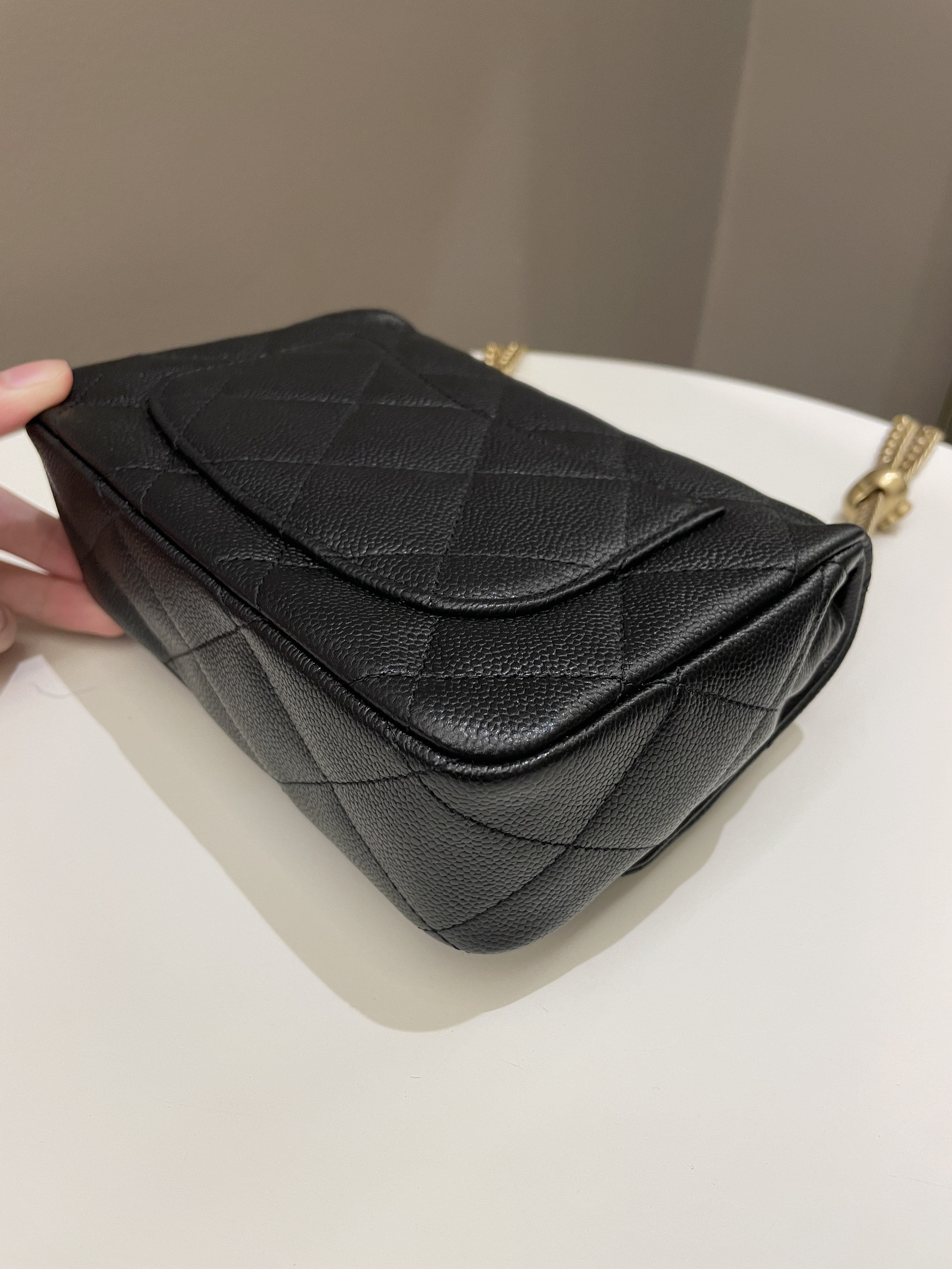 Chanel 23P Sweet Heart Flap Black Caviar