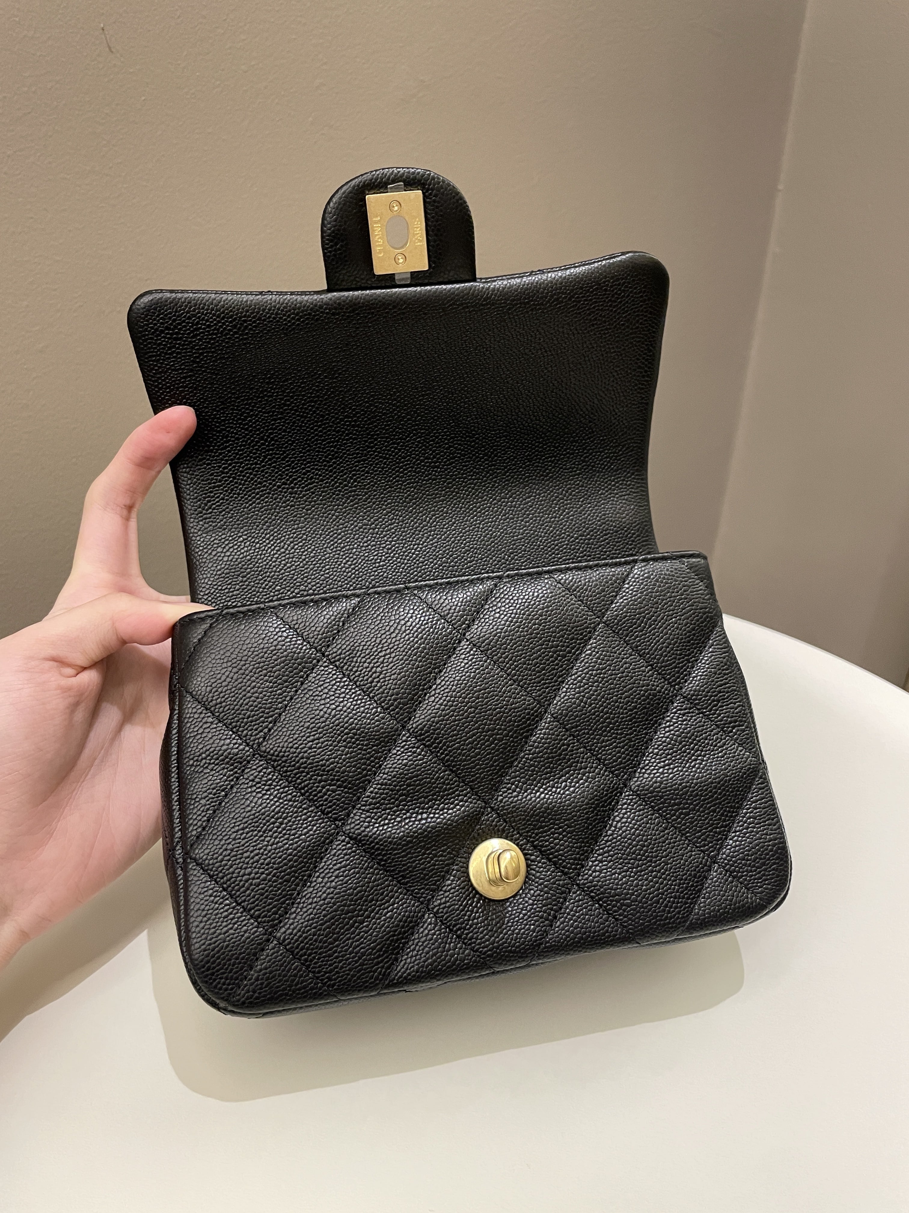 Chanel 23P Sweet Heart Flap Black Caviar